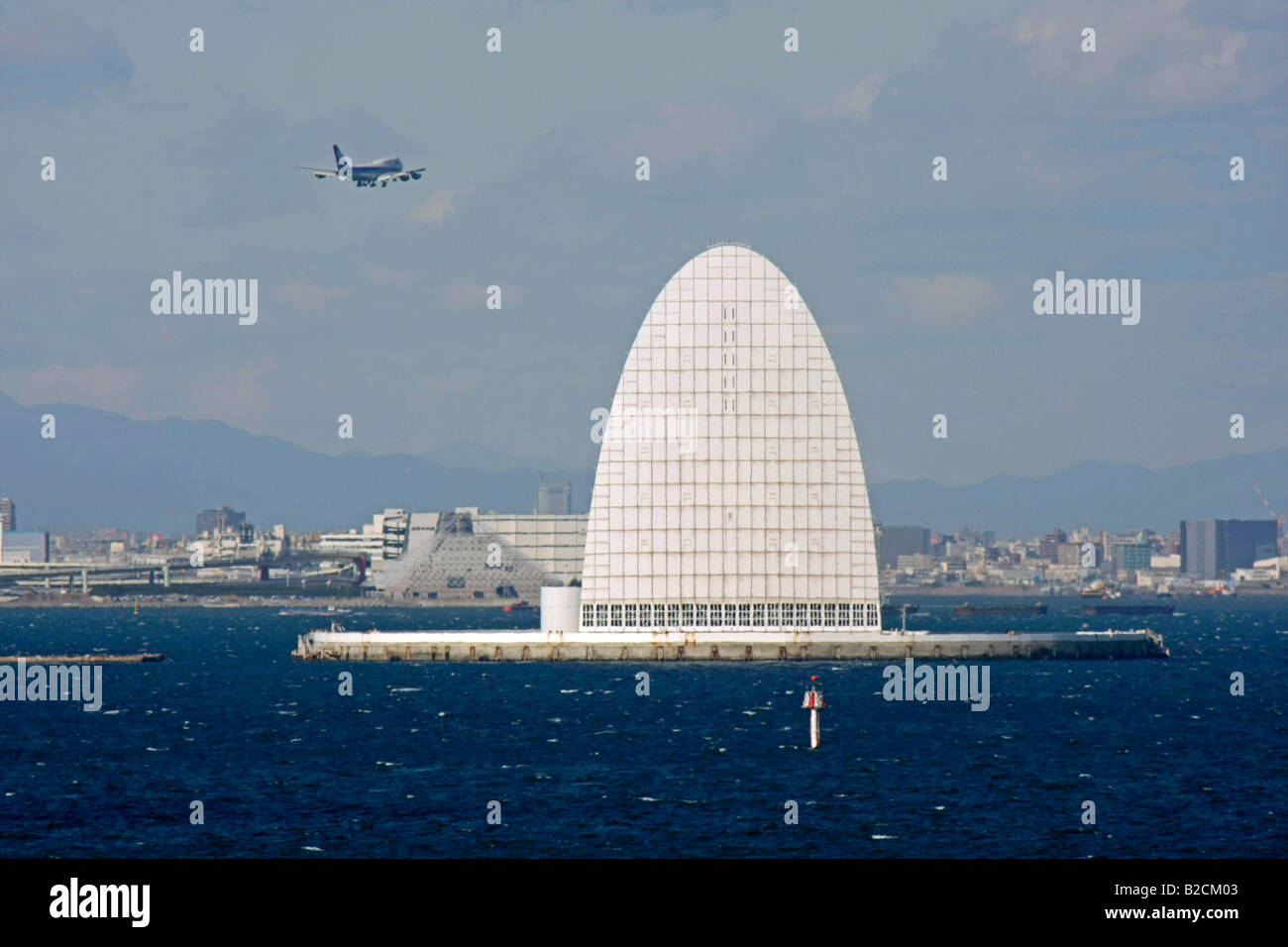 Le Tokyo Bay Aqua-Line Kawasaki Japon tour de ventilation Banque D'Images