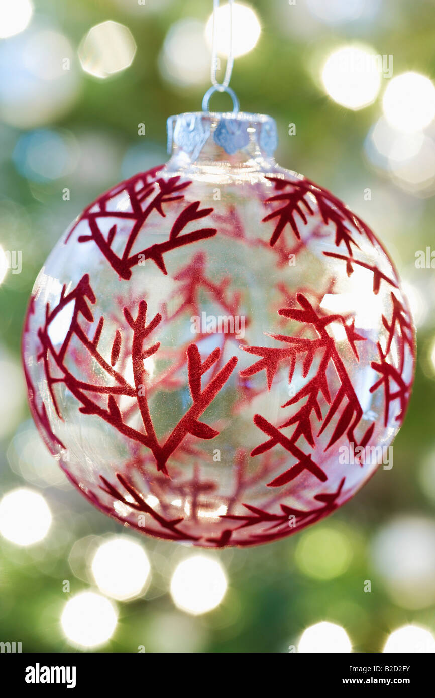 Ornement de Noël, close-up Banque D'Images