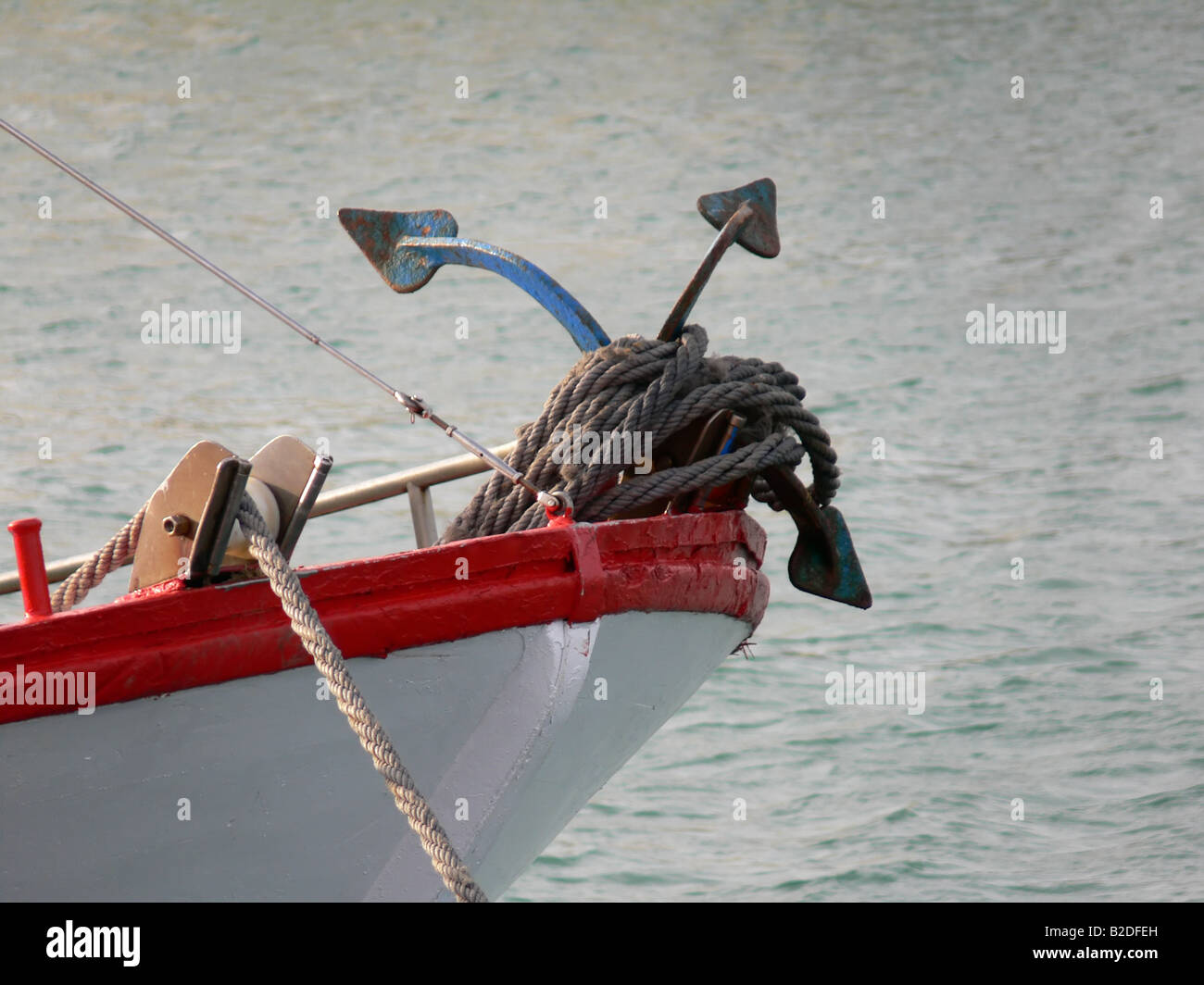 Une photo d'une ancre Banque D'Images