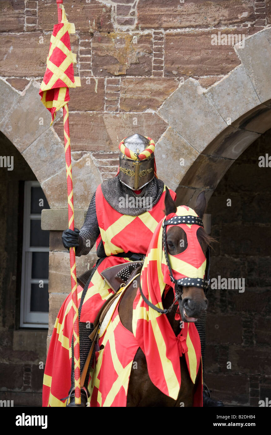 Fort George de joutes d'un événement historique, Ardesier, Nairn, Scotland UK Banque D'Images
