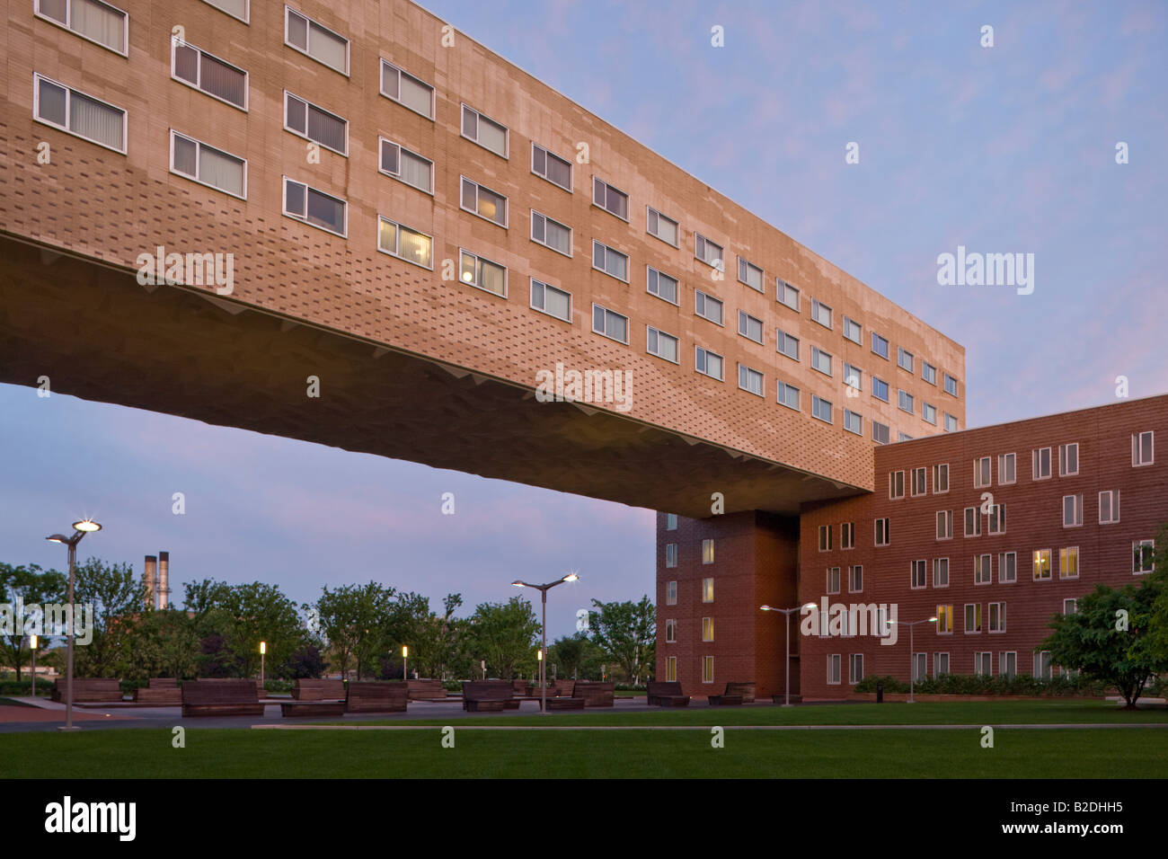 Appartements pour étudiants diplômés, l'Université de Harvard, Allston, Massachusetts, États-Unis Banque D'Images