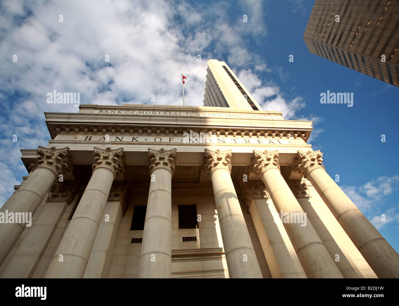 Ancien édifice de la Banque de Montréal à Winnipeg Banque D'Images