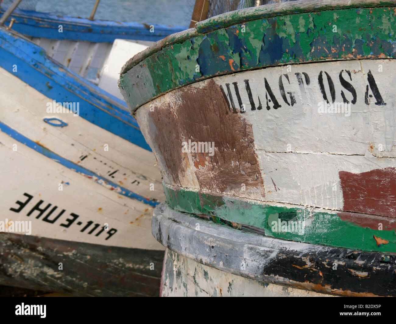 Une photo d'un vieux bateaux plusieurs Banque D'Images