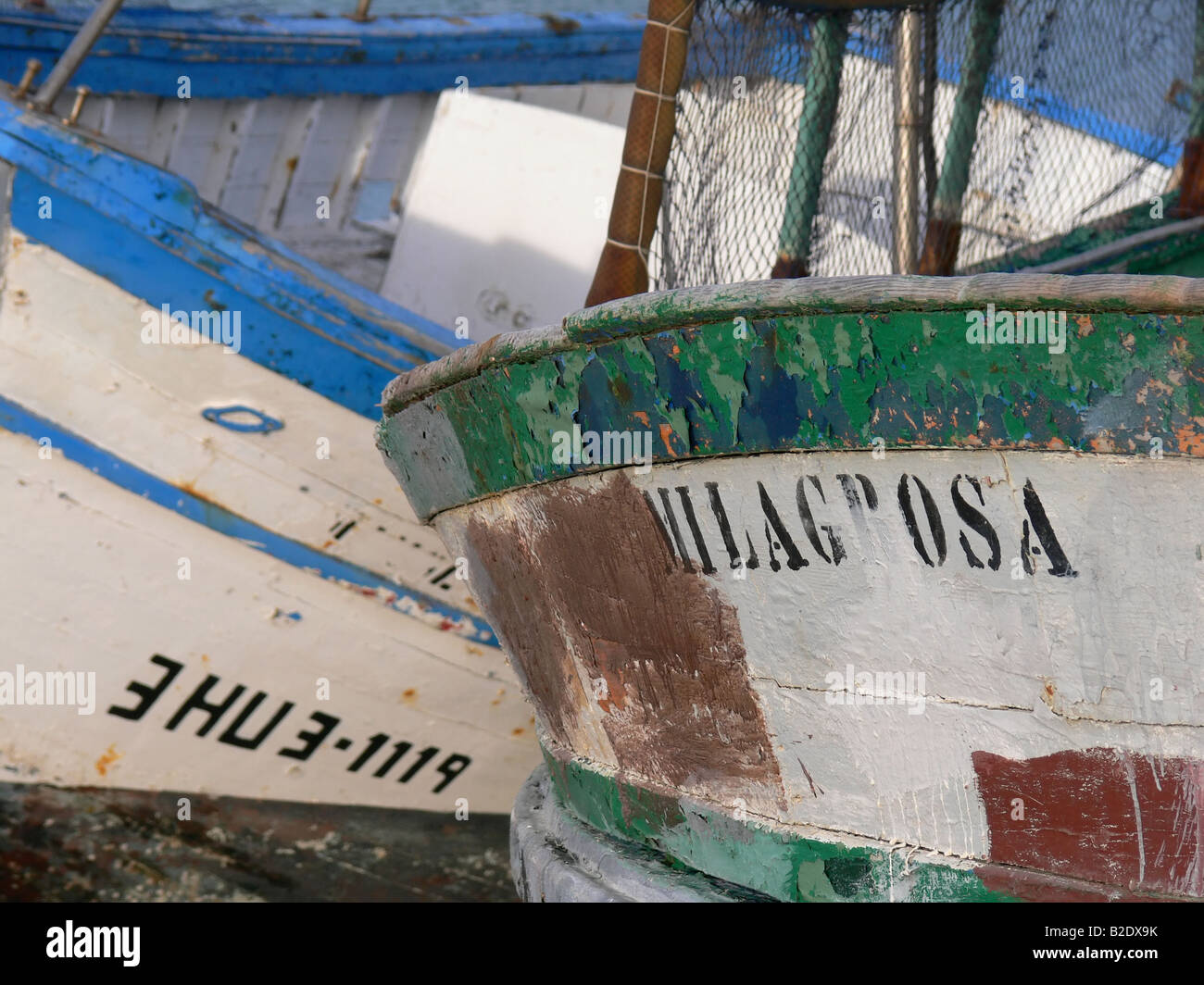 Une photo d'un plusieurs bateaux Banque D'Images