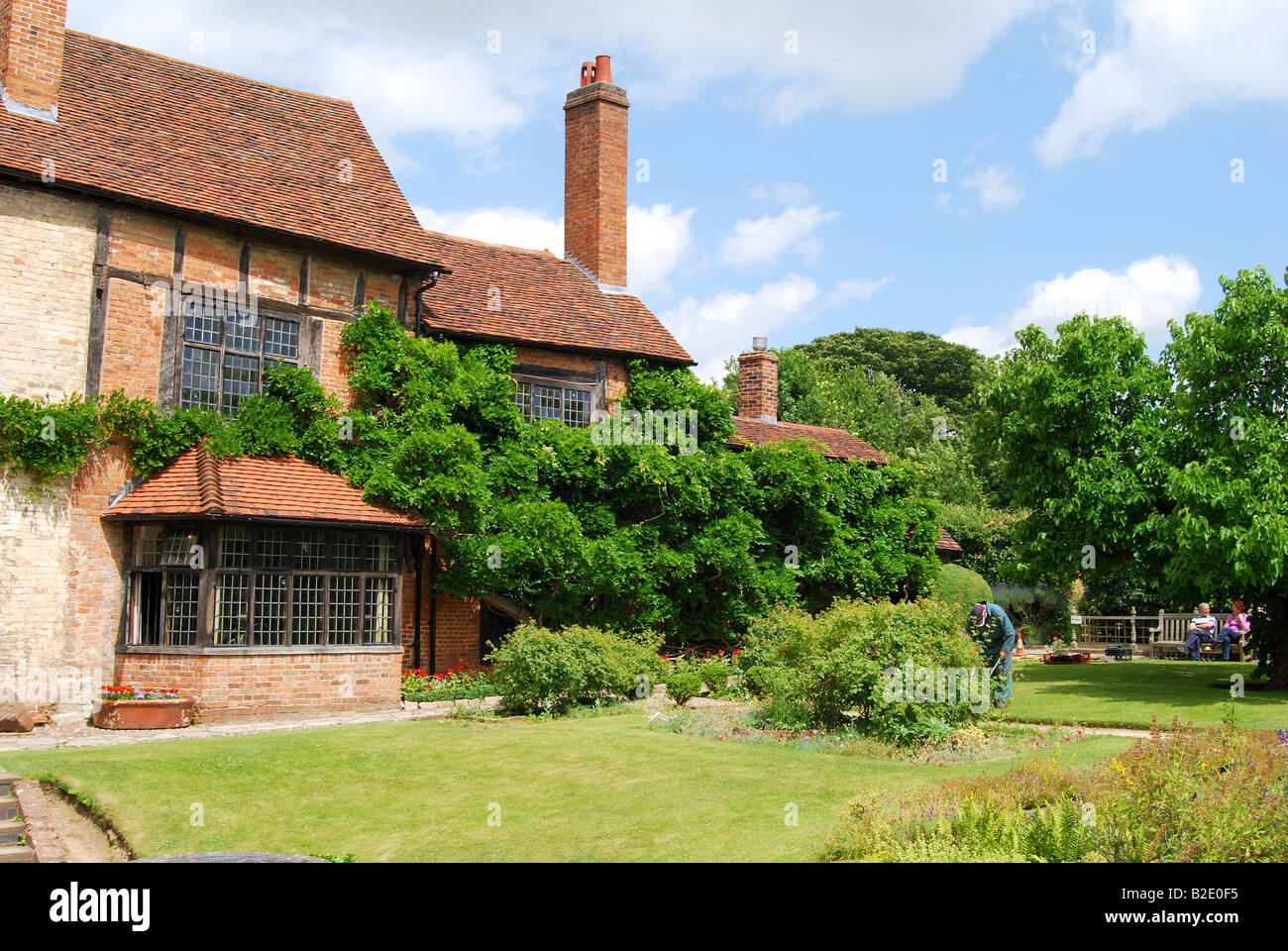 Nash's House et nouvelle Place, Stratford-upon-Avon, Warwickshire, Angleterre, Royaume-Uni Banque D'Images