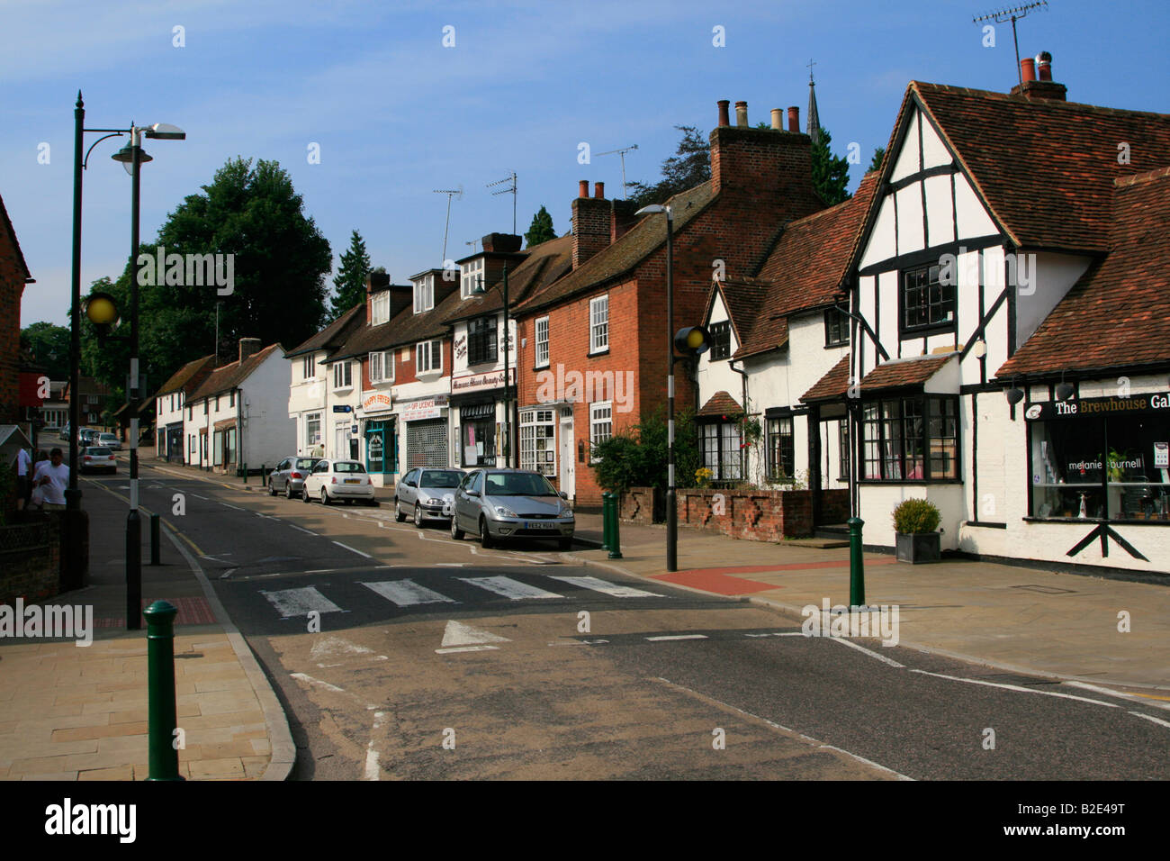 Wheathampstead centre du village, à la ville et du District de St Albans, dans le Hertfordshire, en Angleterre. Banque D'Images