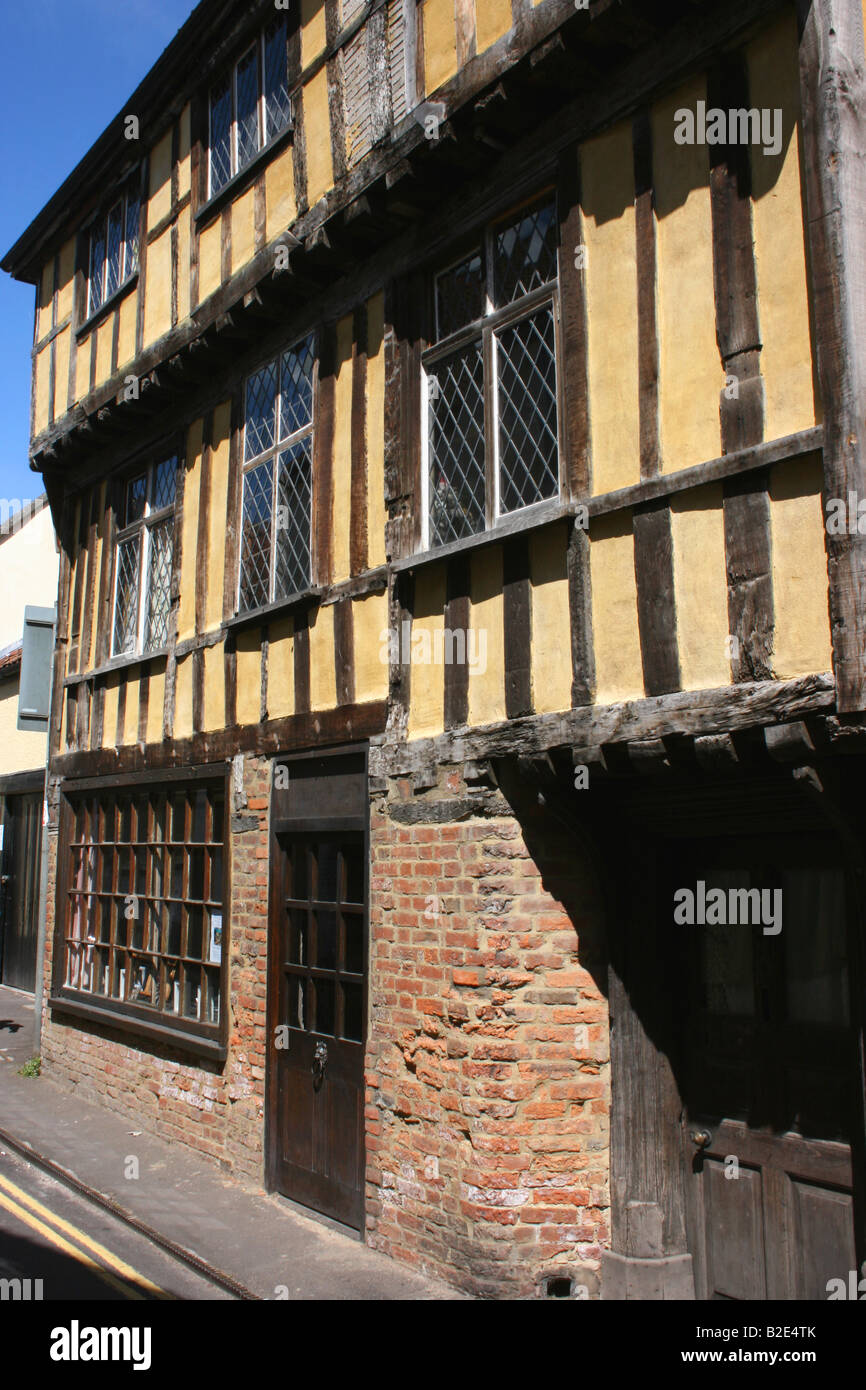 Maison à pans de bois dans le Somerset, Angleterre, à Axbridge Banque D'Images