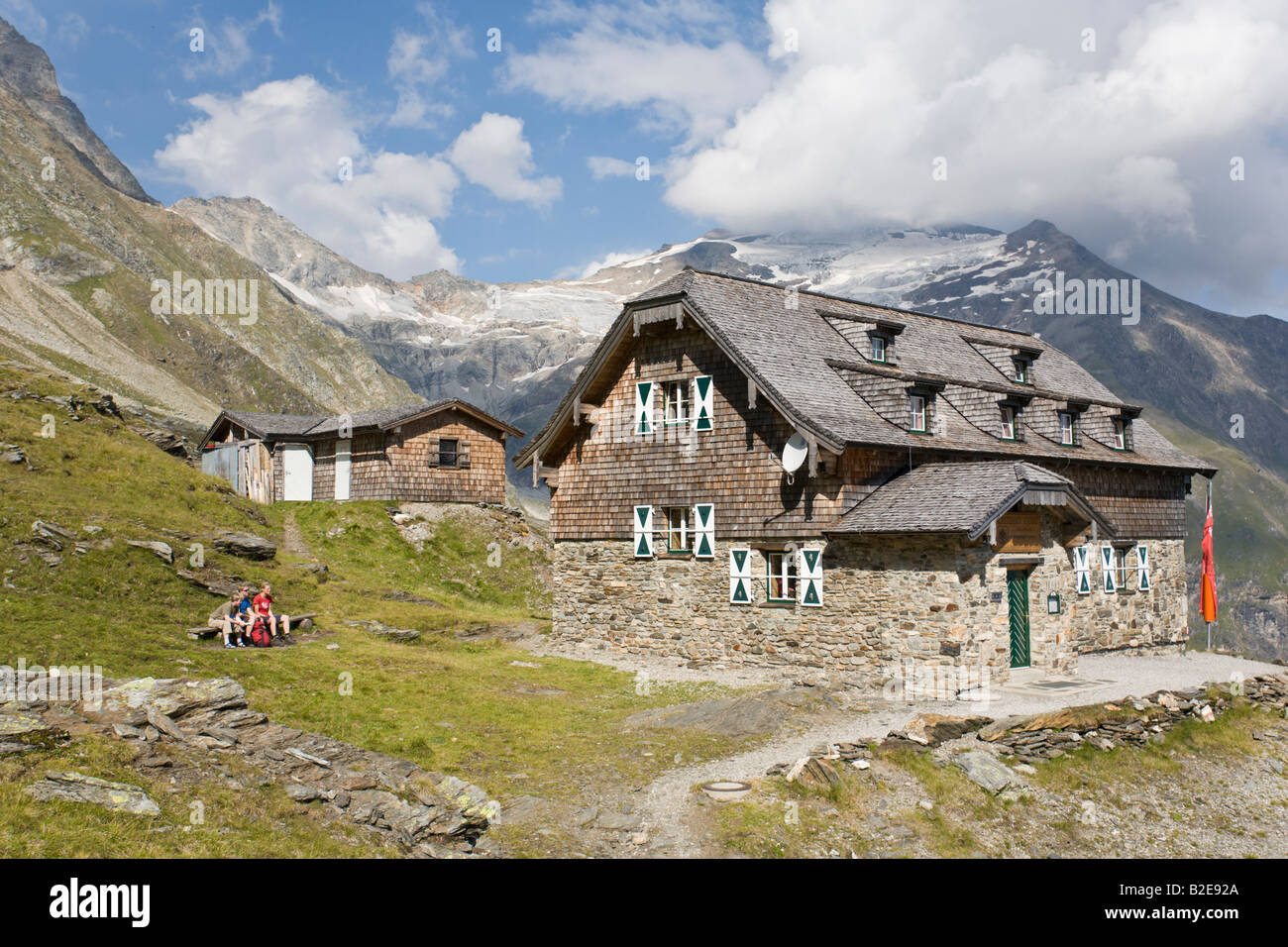 Chambre le Saigurn montagnes Hohe Tauern Autriche Salzburger Land Banque D'Images