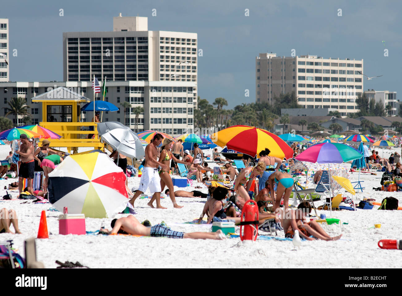 Siesta Key Beach en Floride aux ETATS UNIS Banque D'Images