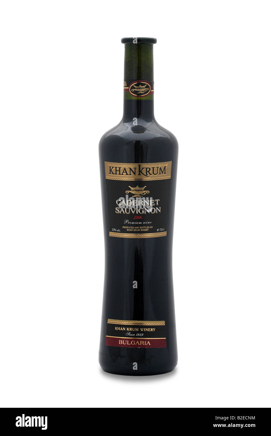 Khan krum vin cabernet sauvignon 2006 Banque D'Images