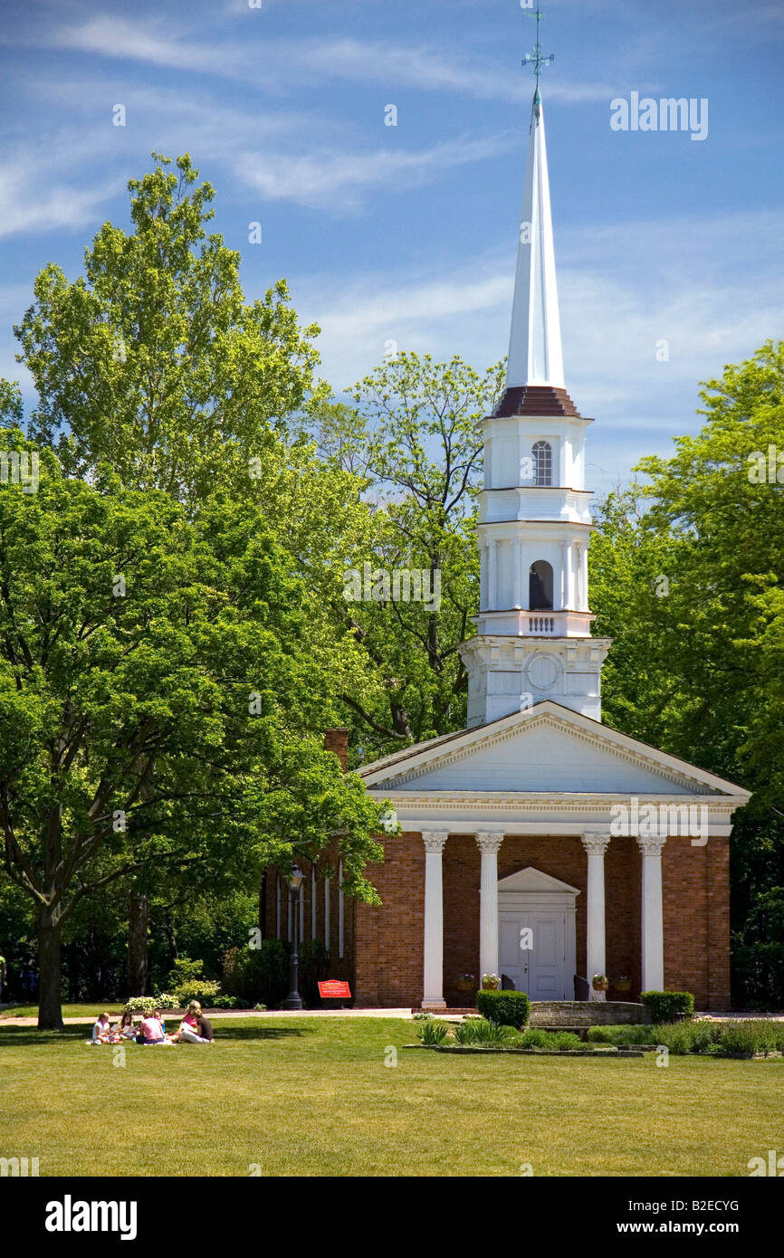 Le Martha Mary Chapelle dans Greenfield Village à l'Henry Ford à Dearborn au Michigan Banque D'Images