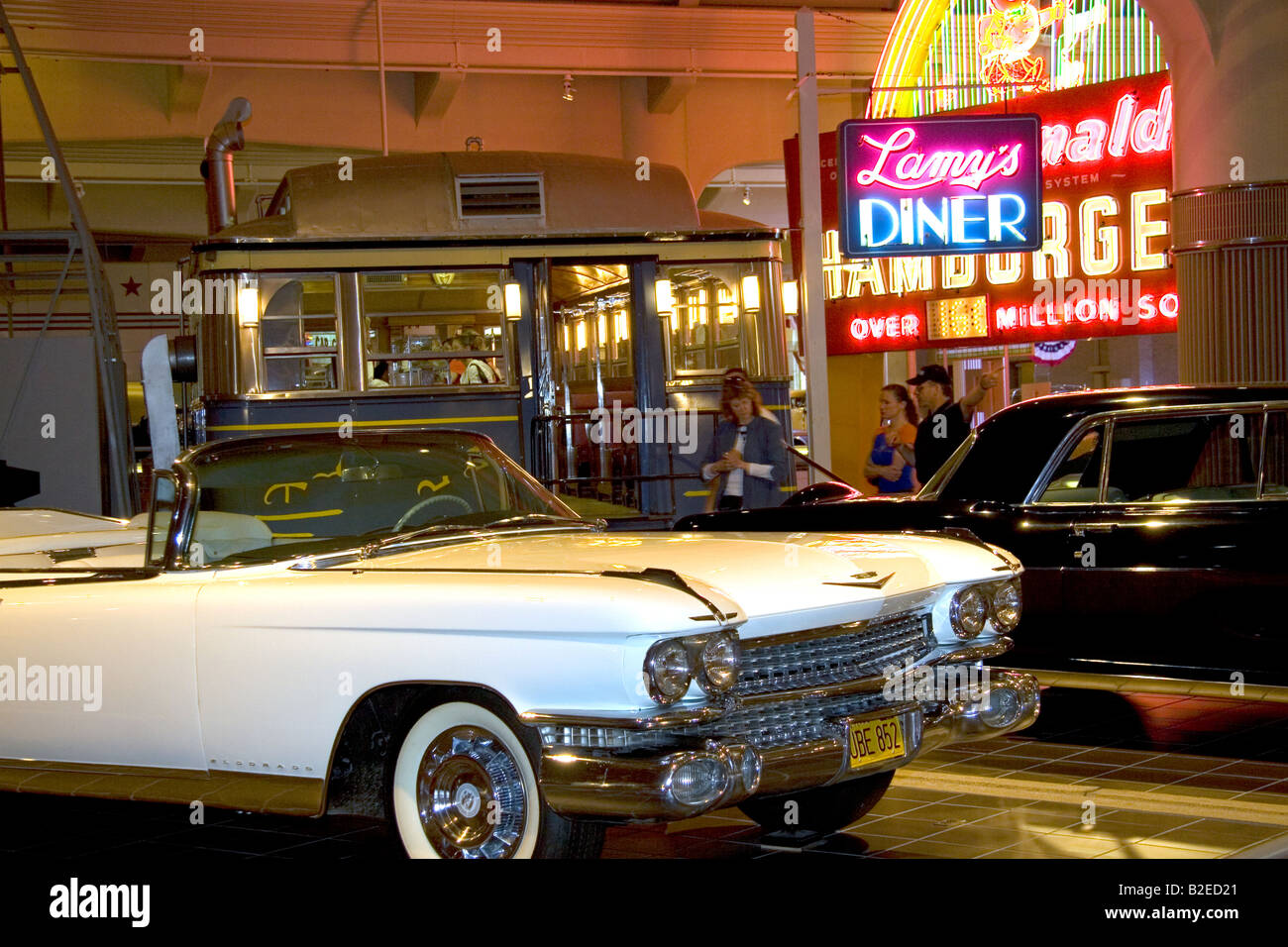 Cadillac Eldorado Convertible à l'affiche au Musée Henry Ford à Dearborn au Michigan Banque D'Images