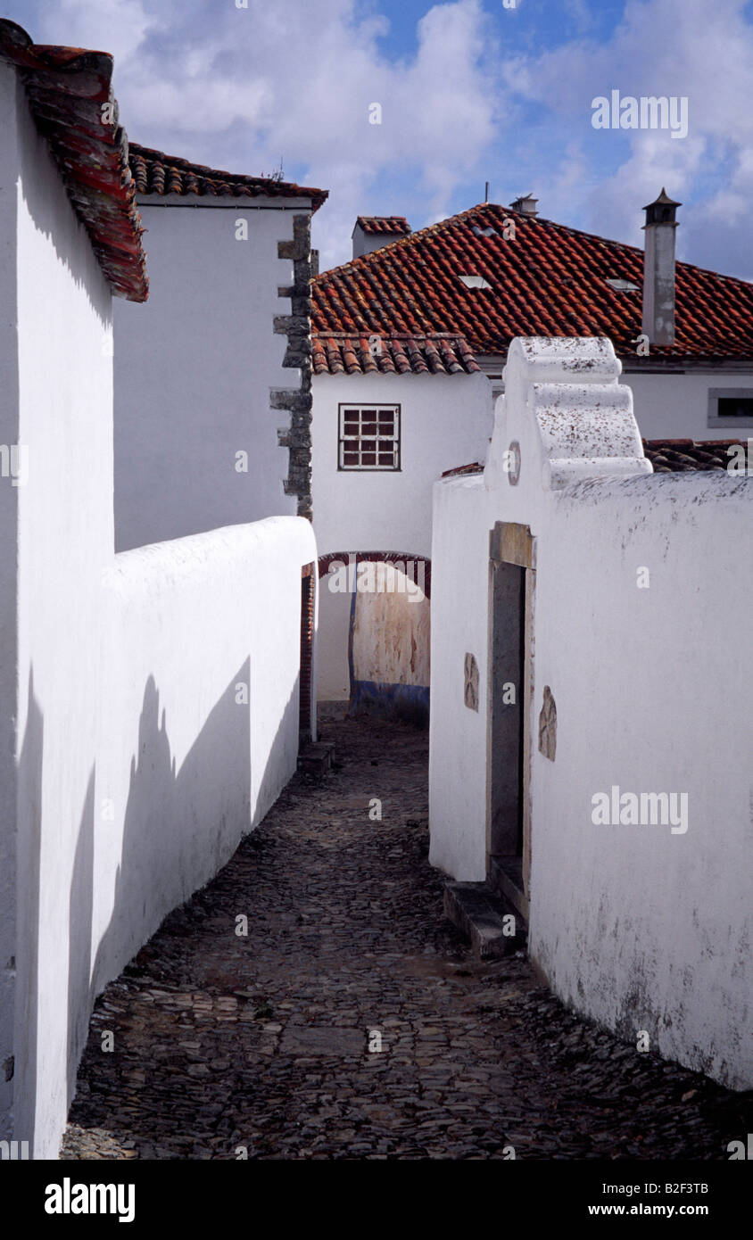 Obidos Portugal Europe Banque D'Images