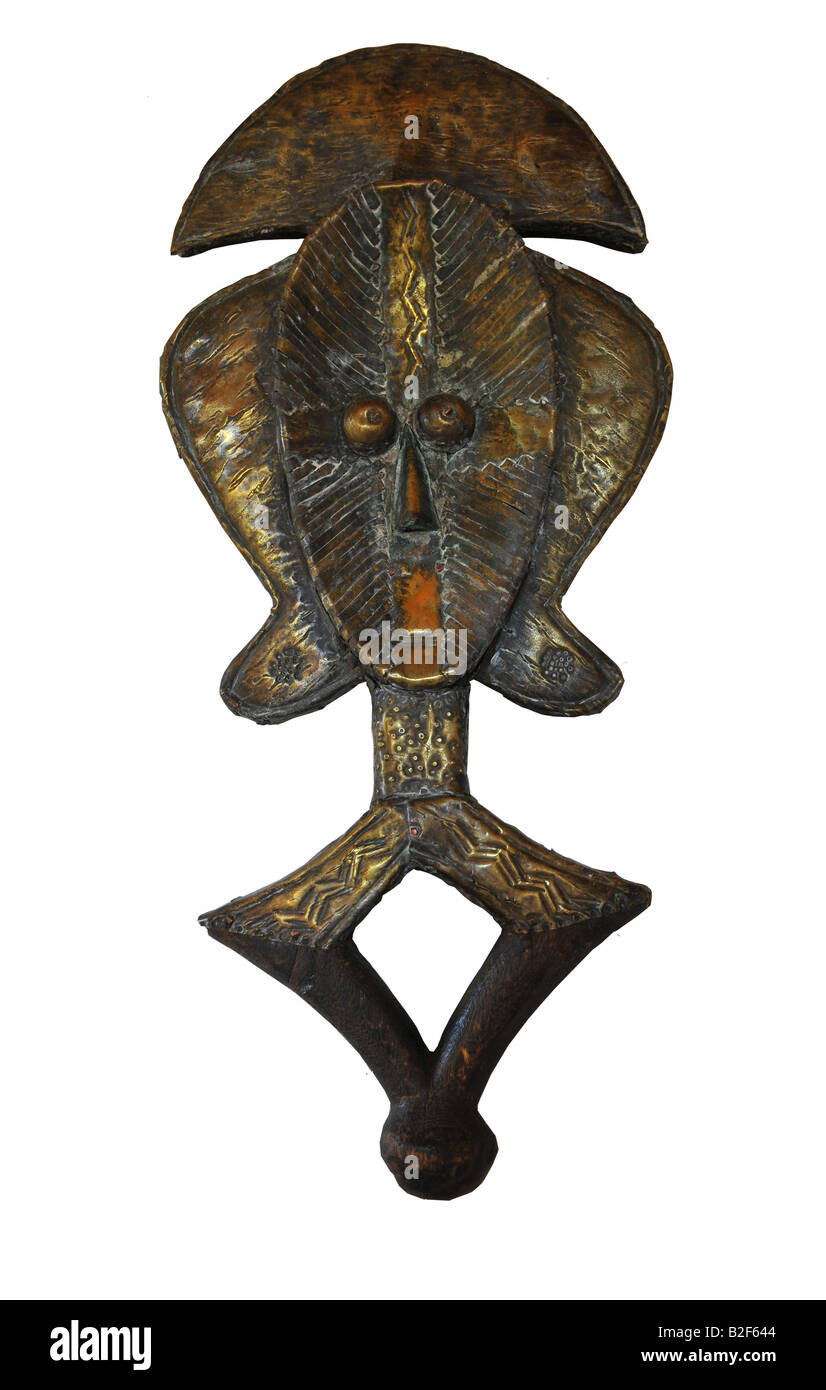 Reliquaire kota du Gabon Banque D'Images