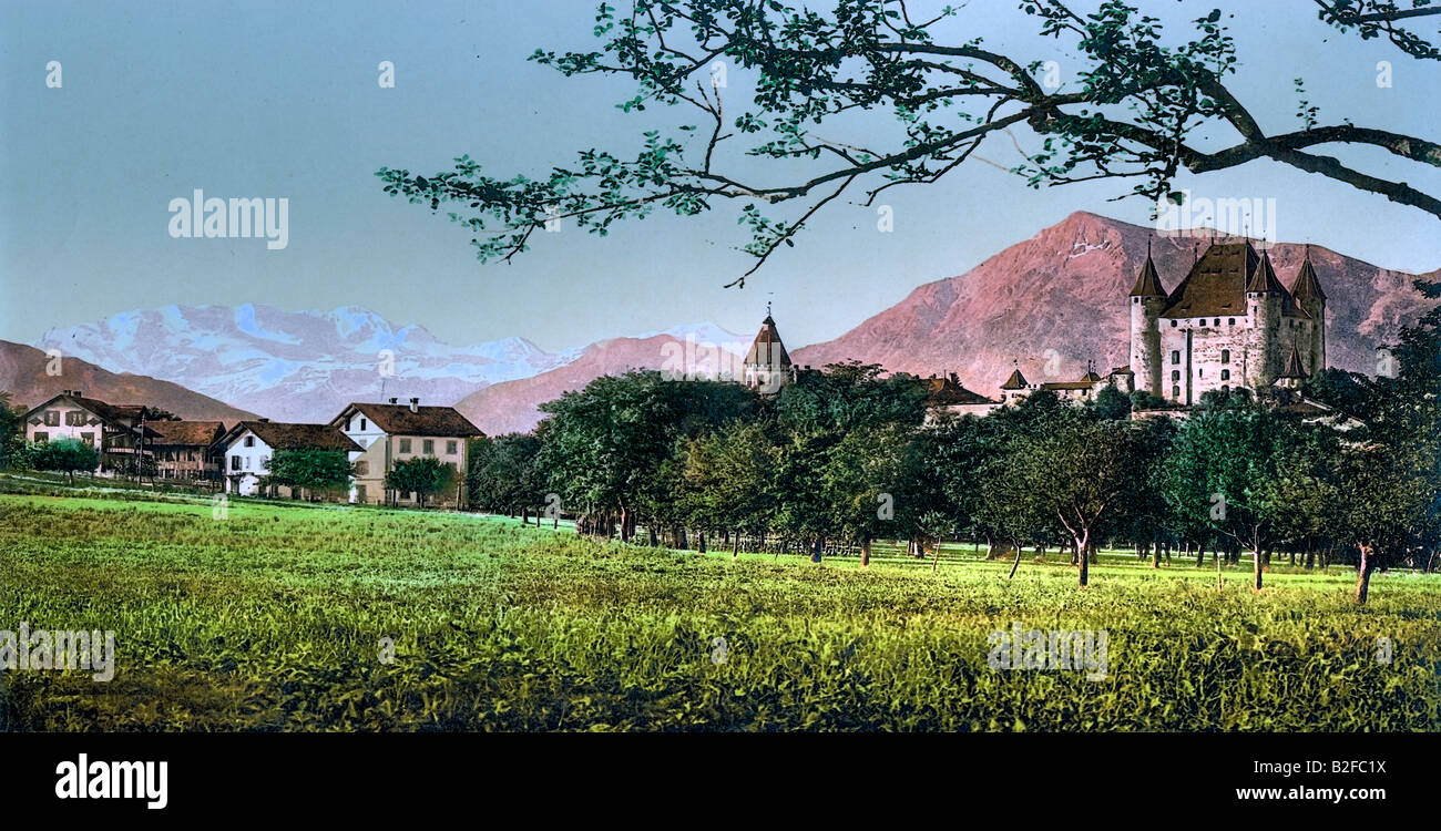 Château de Thoune en Suisse Banque D'Images