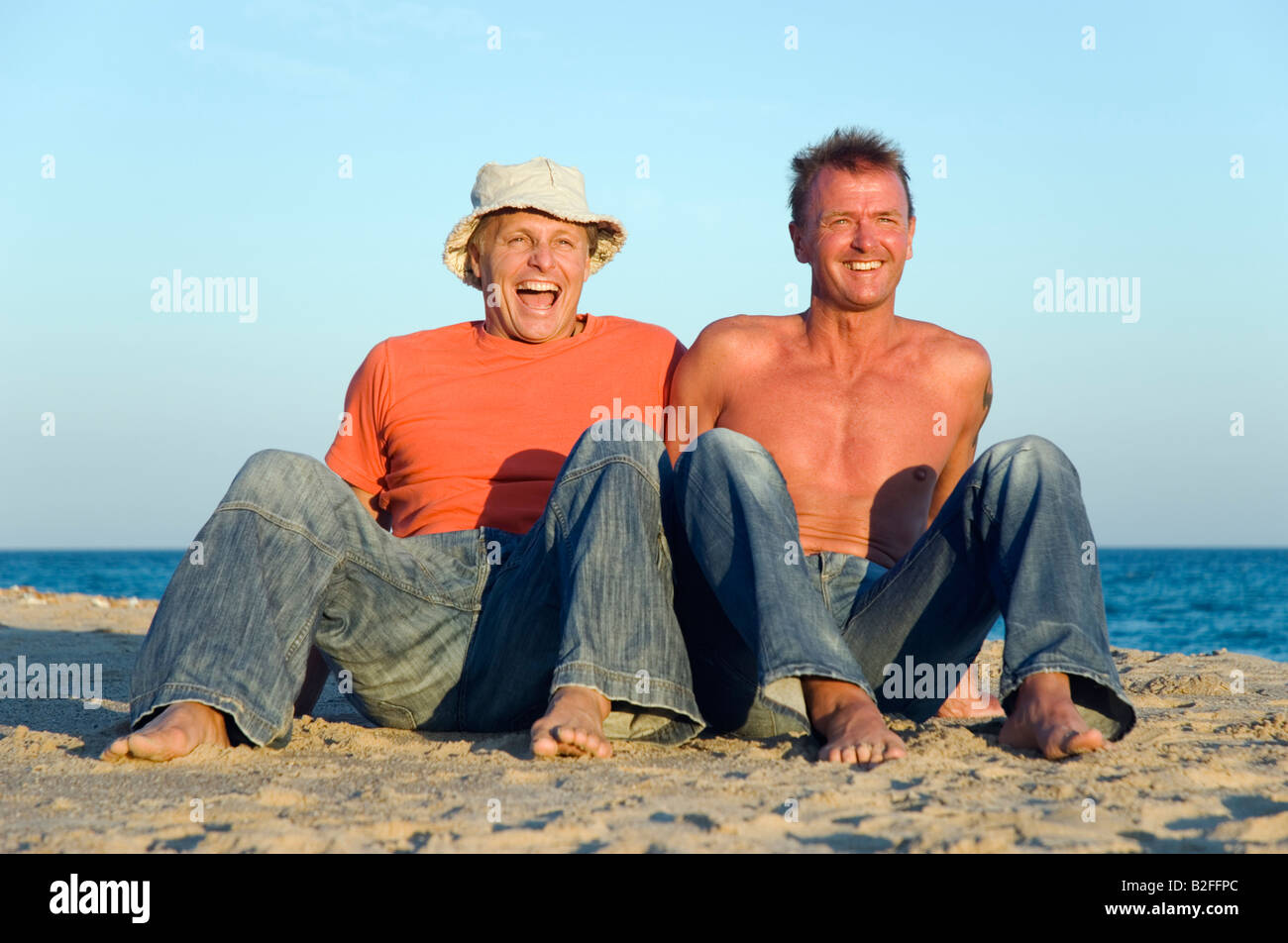 Un heureux couple gay s