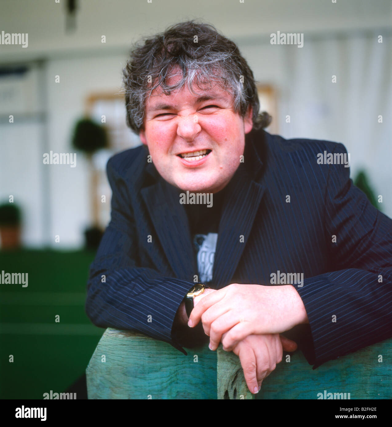 Auteur Darren Shan (Darren O'Shaughnessy) au Hay Festival à Hay-on-Wye au Pays de Galles UK KATHY DEWITT Banque D'Images