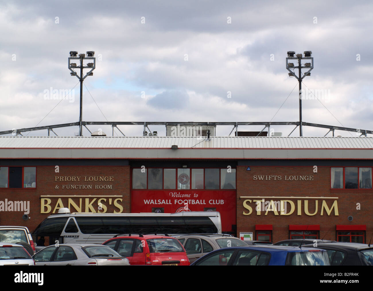 De Bescot Stadium, domicile de Walsall Football Club, West Midland UK Banque D'Images