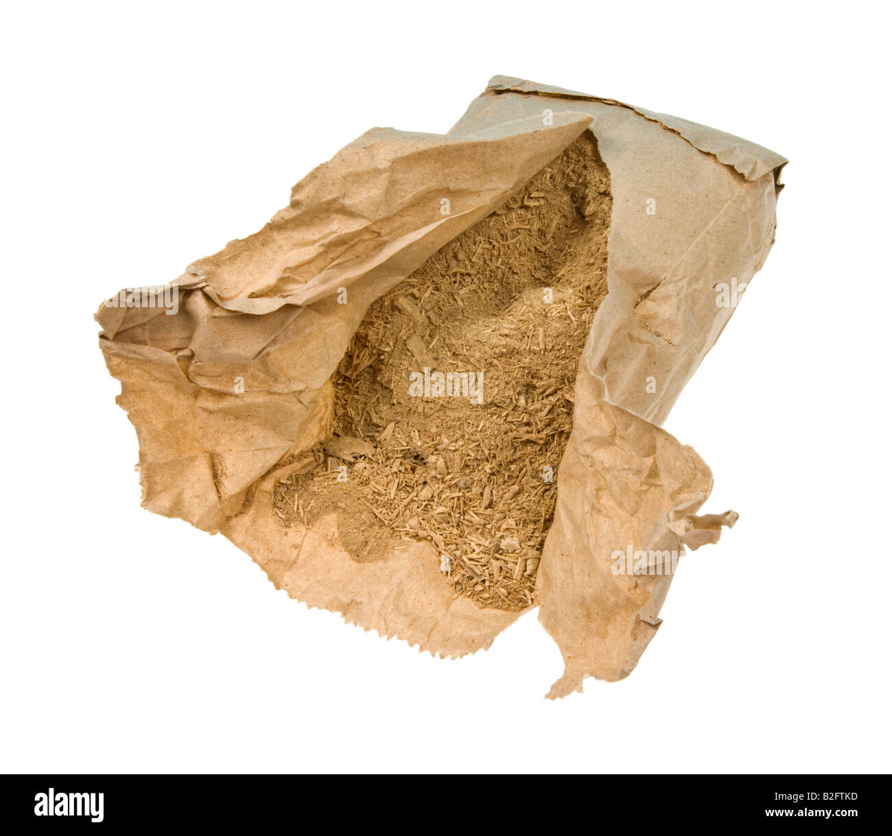 Le kava kava de Southsea POUDRE Kawa Piper methysticum Rauschpfeffer de racines de plantes médicinales racine hachkled Banque D'Images