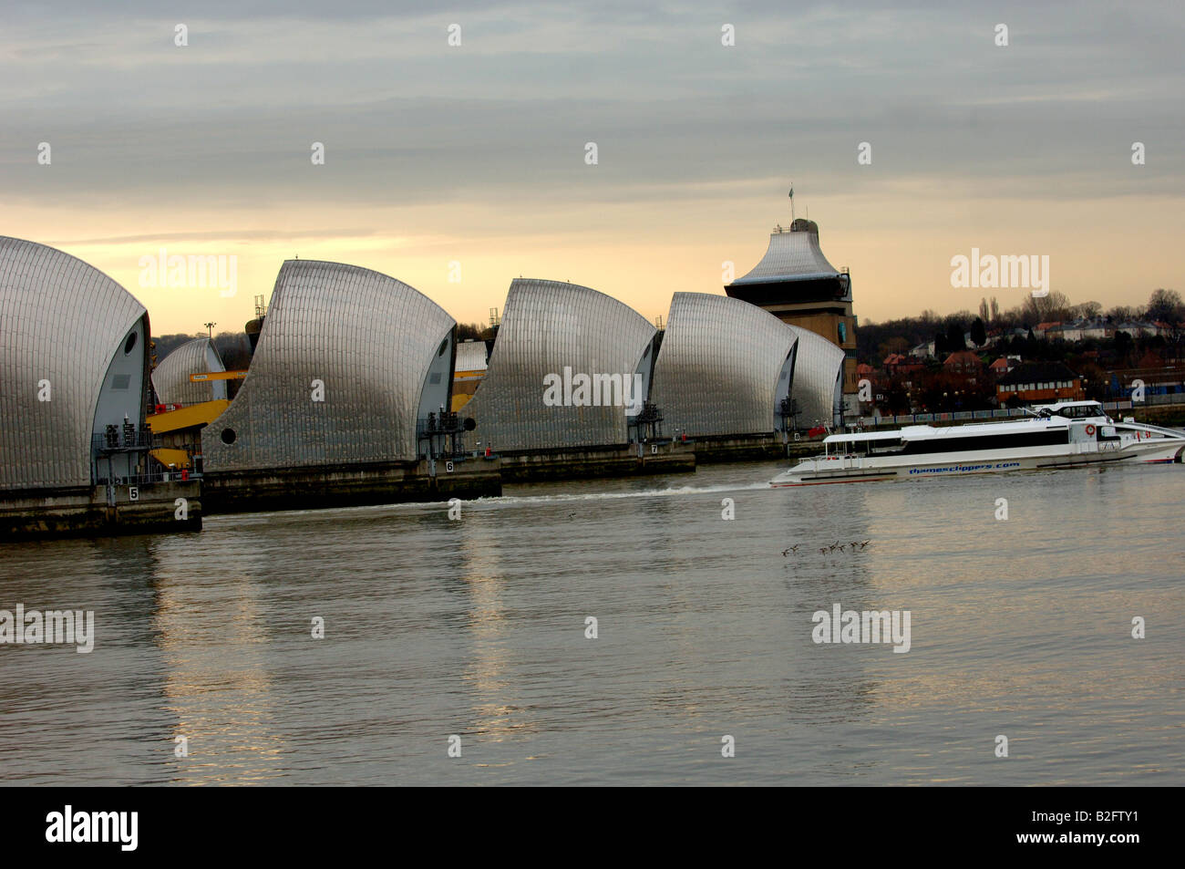 Thames Barrier Banque D'Images