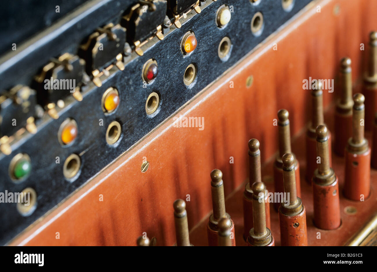 Standard téléphonique Vintage Banque D'Images