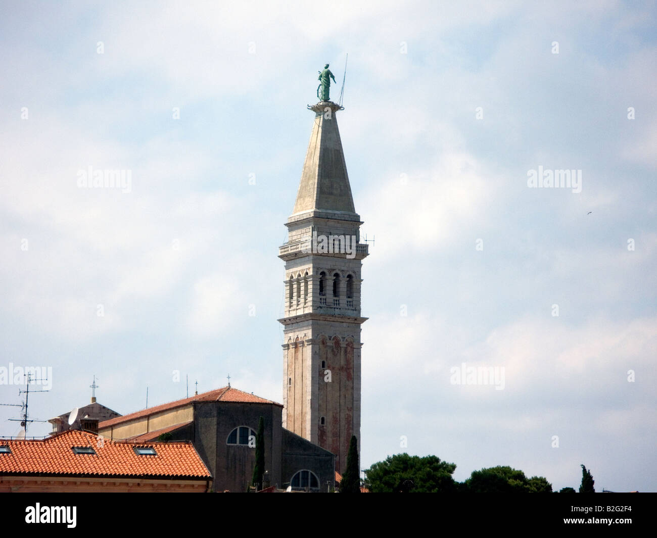 Église Sant'Eufemia Rovinj Istrie Croatie Banque D'Images
