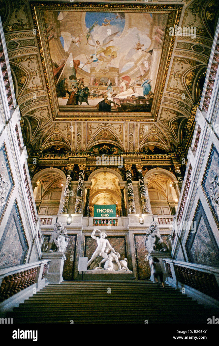 Vienne 1995 L'INTÉRIEUR DE MUSÉE DES BEAUX-ARTS DE VIENNE Banque D'Images