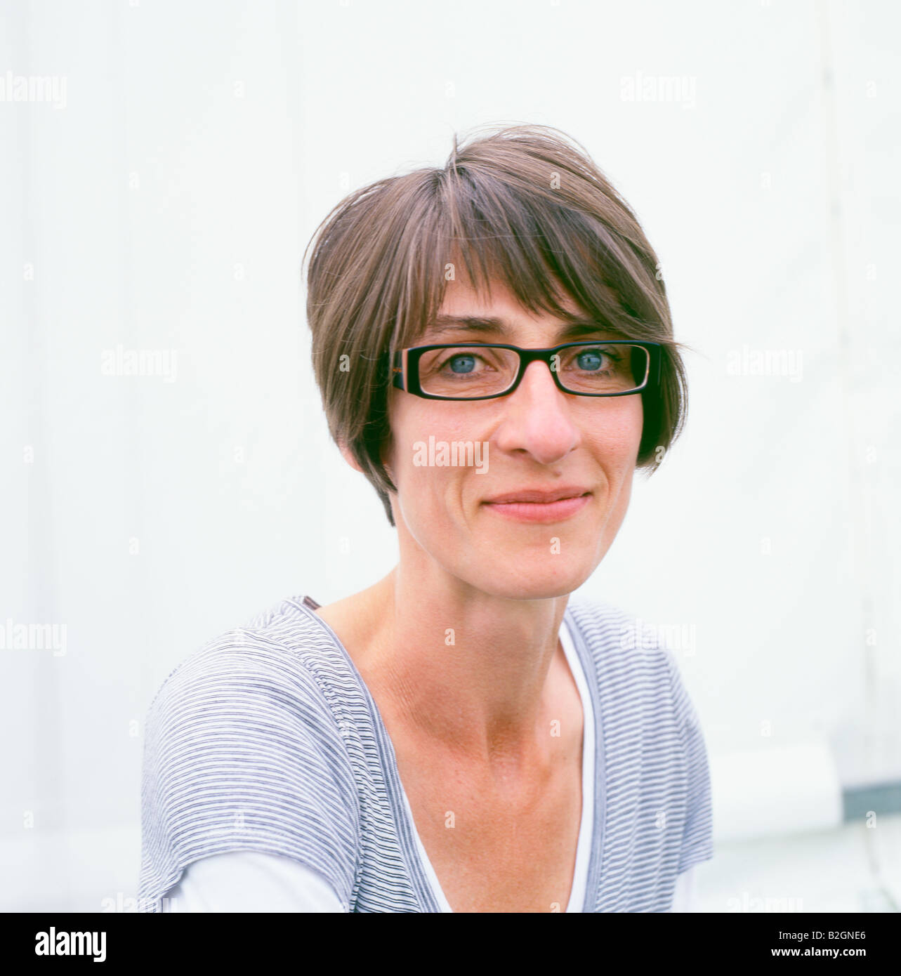 Auteur et illustrateur Kristina Stephenson, à l'Hay Festival 2008, Hay-on-Wye Banque D'Images