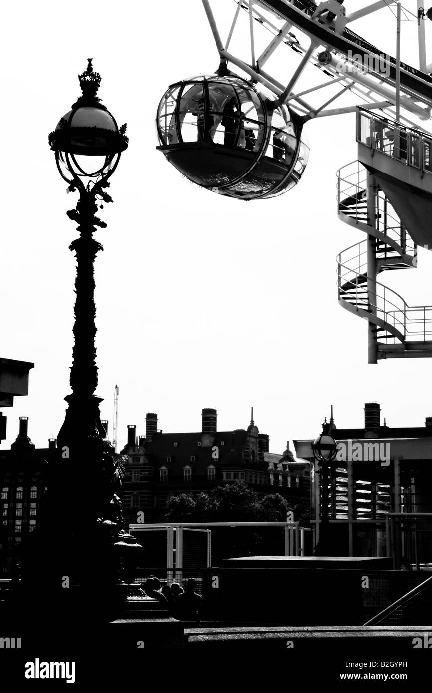 Southbank London Eye, Westminster London England Banque D'Images