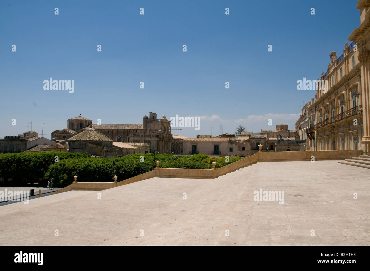 Des mesures pour la cathédrale San Nicola, Chiesa del Collegio, Noto, Sicile, Italie Banque D'Images