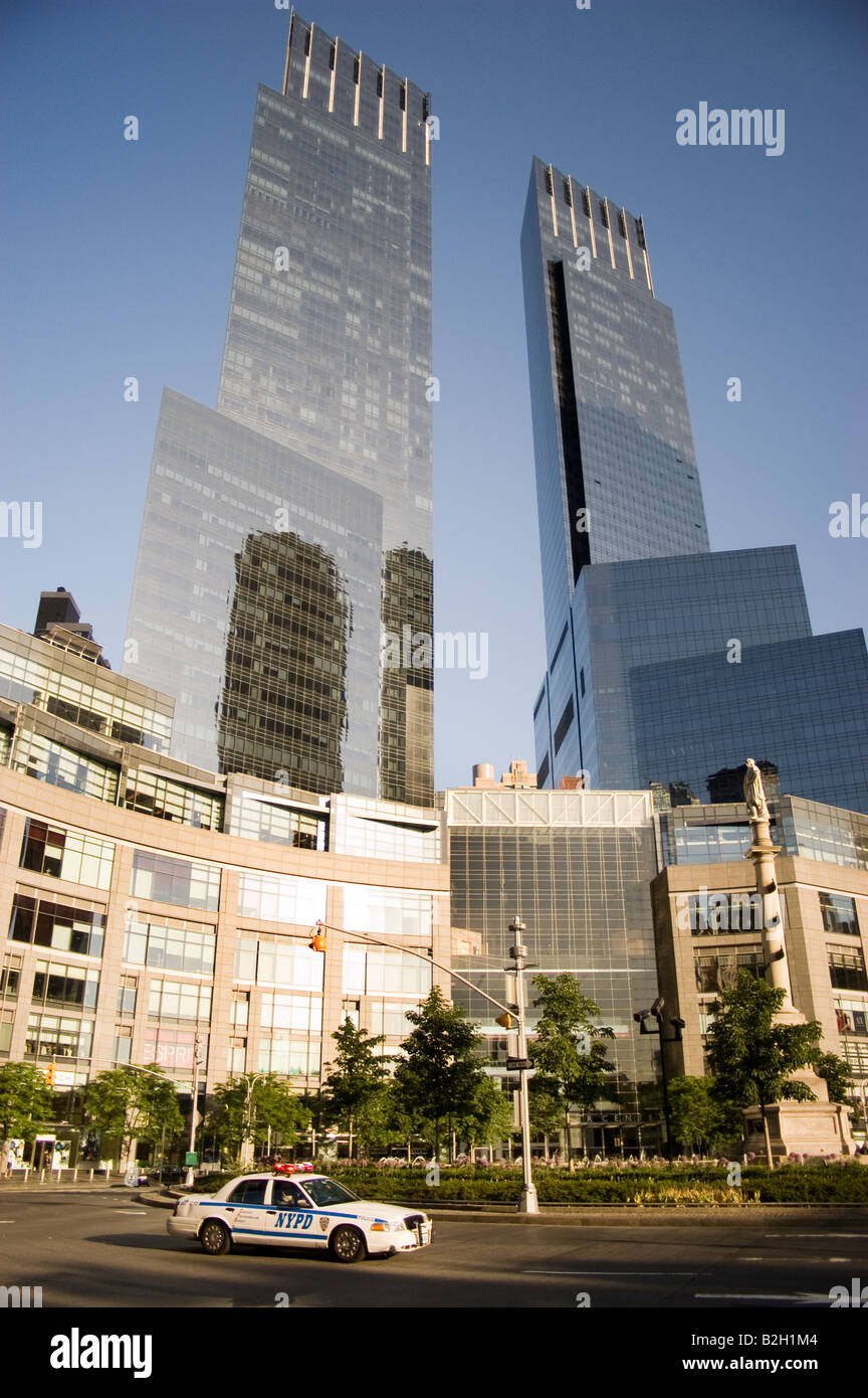 Time Warner Center, Manhattan, New York Banque D'Images