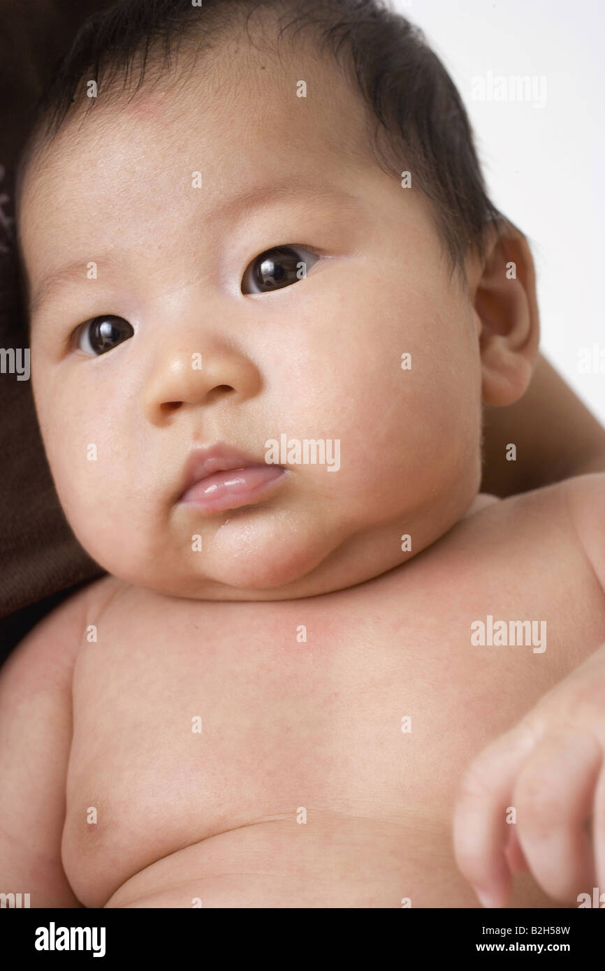 Close-up of a baby boy Banque D'Images