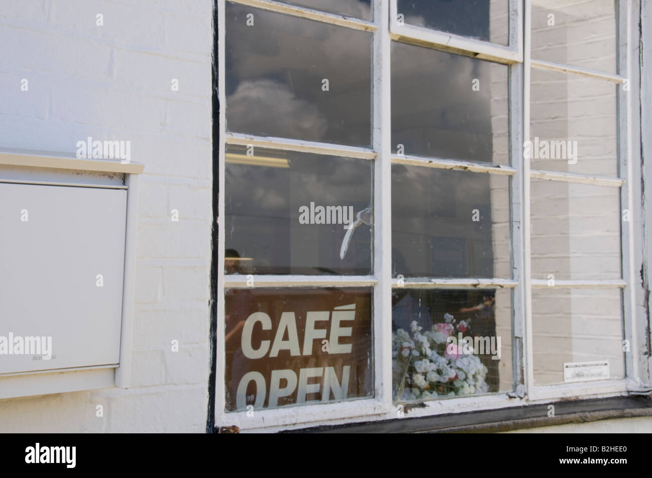 Café à Dungeness, dans le Kent Banque D'Images