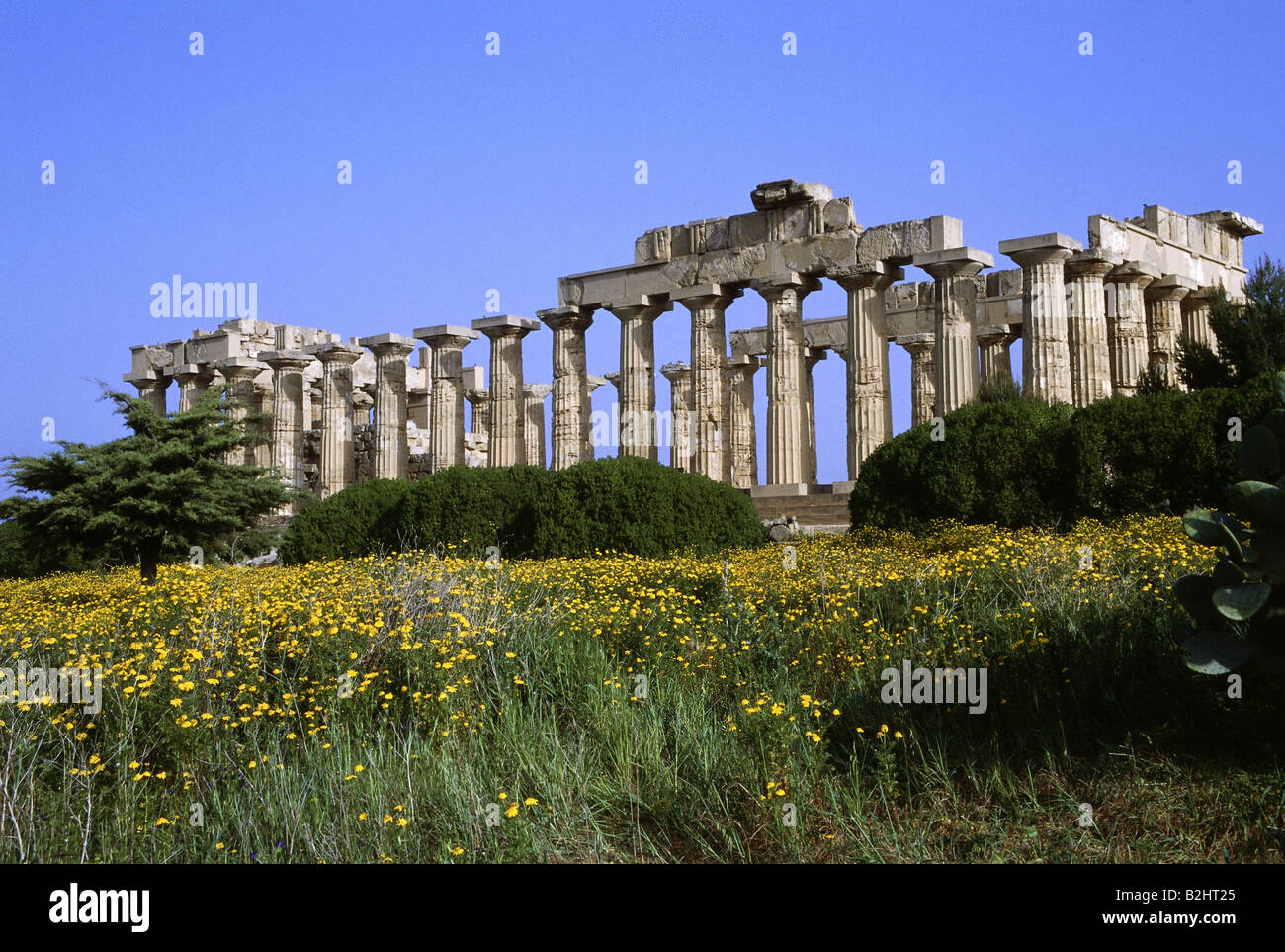 Géographie / voyages, Italie, Sicile, Selinunte (rugby), colonie grecque fondée septième siècle avant J.-C., détruit 250 BC, ruine, temple Banque D'Images