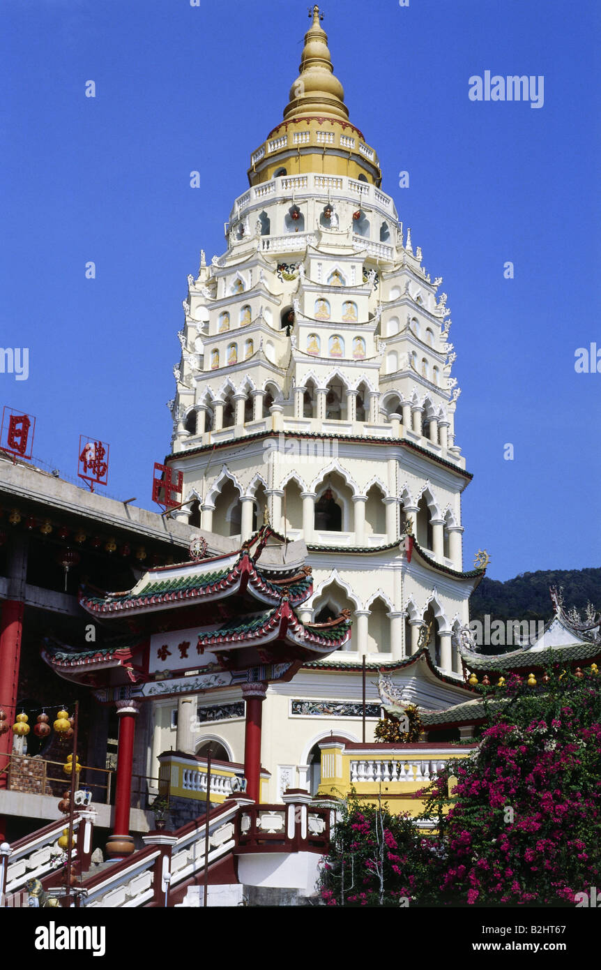 Géographie / voyage, Malaisie, Penang, temple de Kek Lok Si, pagode, Kek-Lok-SI, Banque D'Images