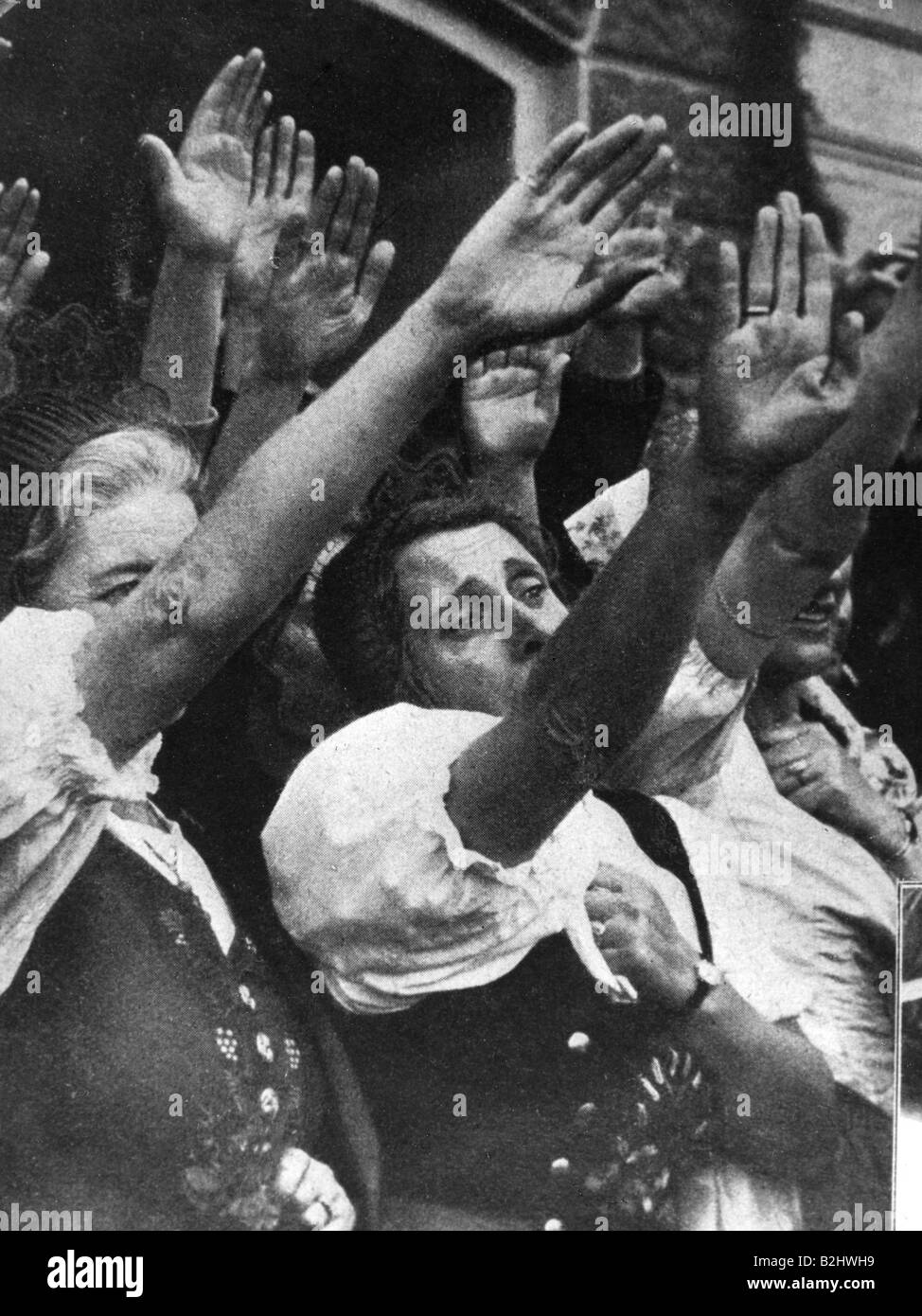 Nazisme / socialisme national, occupation des Sudètes 1.10.1938 - 10.10.1938, Banque D'Images