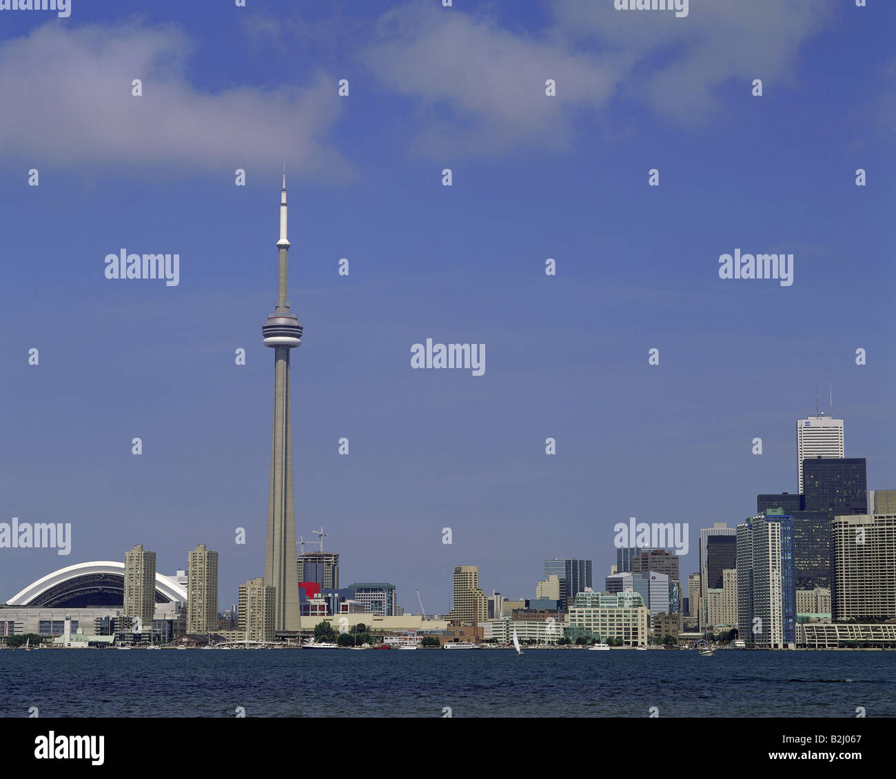 Géographie / Voyages, Canada, Toronto, aperçus, Ville, tour de la télévision, Skyline Banque D'Images