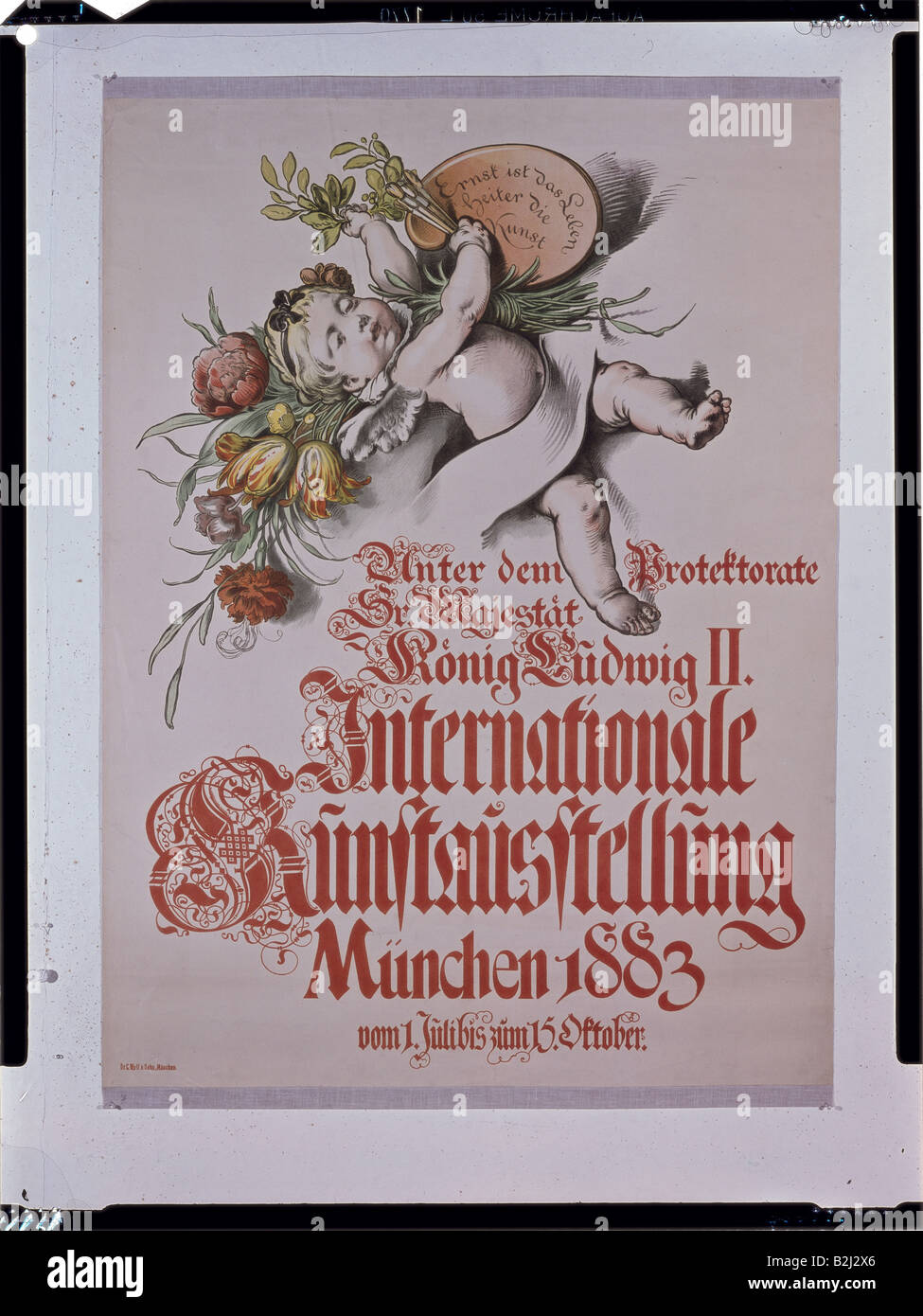 Expositions, Pays, Allemagne, Internationale Kunstausstellung (Exposition Internationale D'Art), Munich, 1.7.1883 - 15.10.1883, Banque D'Images
