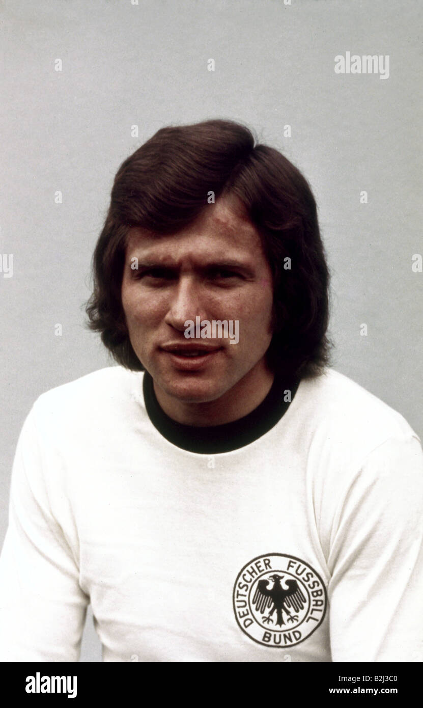 Heynckes, Josef 'Jupp', * 9.5.1945, athlète allemand (football), mi-longueur, WM 1974, championnat du monde, Allemagne, Banque D'Images