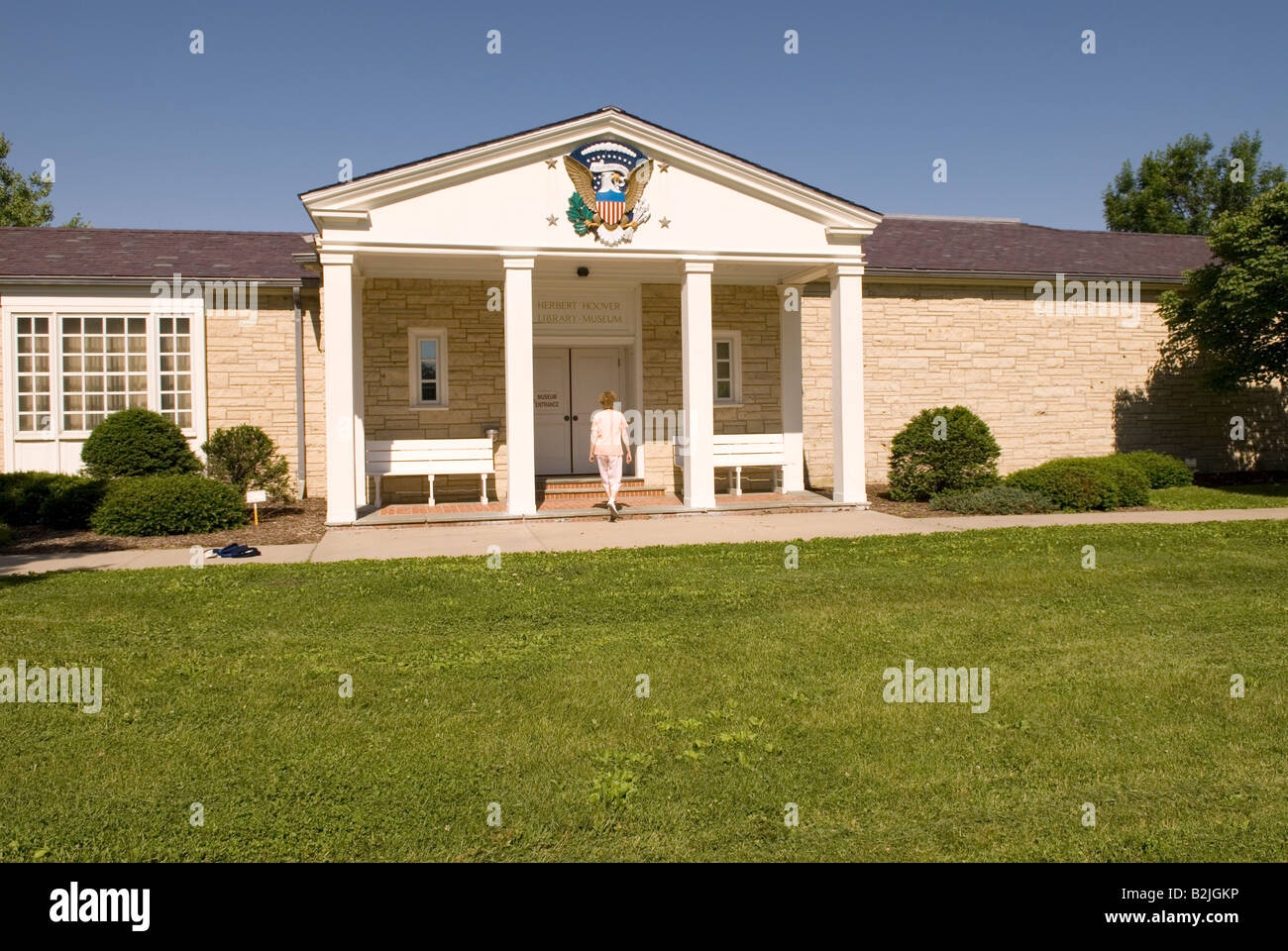 Herbert Hoover Presidential Library and Museum West Branch Iowa USA Banque D'Images