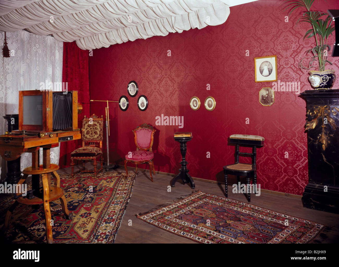 photographie, studios, studio photo, vers 1855 / 1860, Banque D'Images