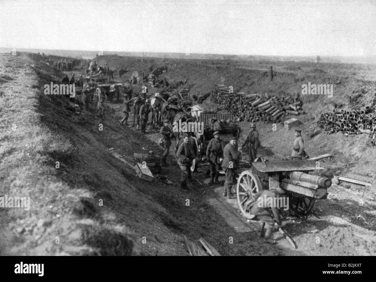 Événements, première Guerre mondiale / première Guerre mondiale, front occidental, allemand 15 cm buwitzer batterie changer de position, Graincourt, France, 1918, 15 cm, Allemagne, artillerie, historique, XXe siècle, 6ème Régiment d'artillerie de batterie / Réserve 24, obusiers, arme, canons, Flandre, peuple, 1910, Banque D'Images