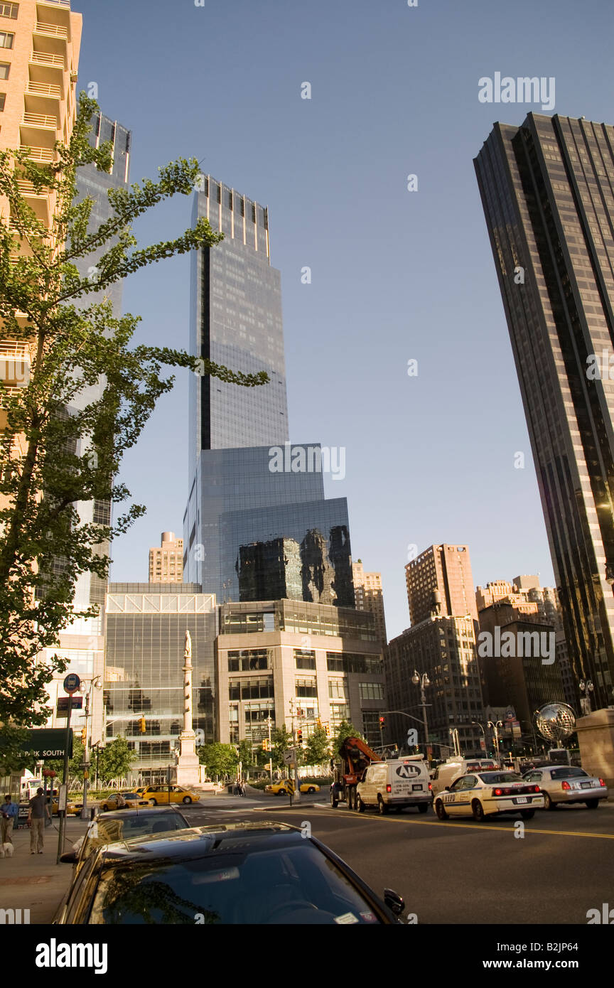 Time Warner Center, Manhattan, New York Banque D'Images