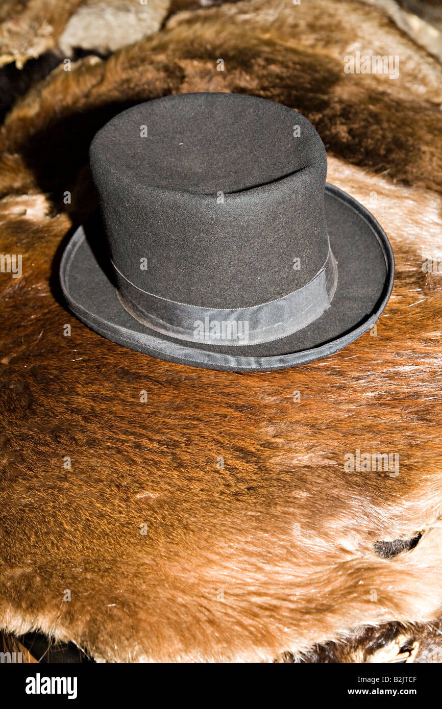 Chapeau de feutre de castor Banque de photographies et d'images à haute  résolution - Alamy