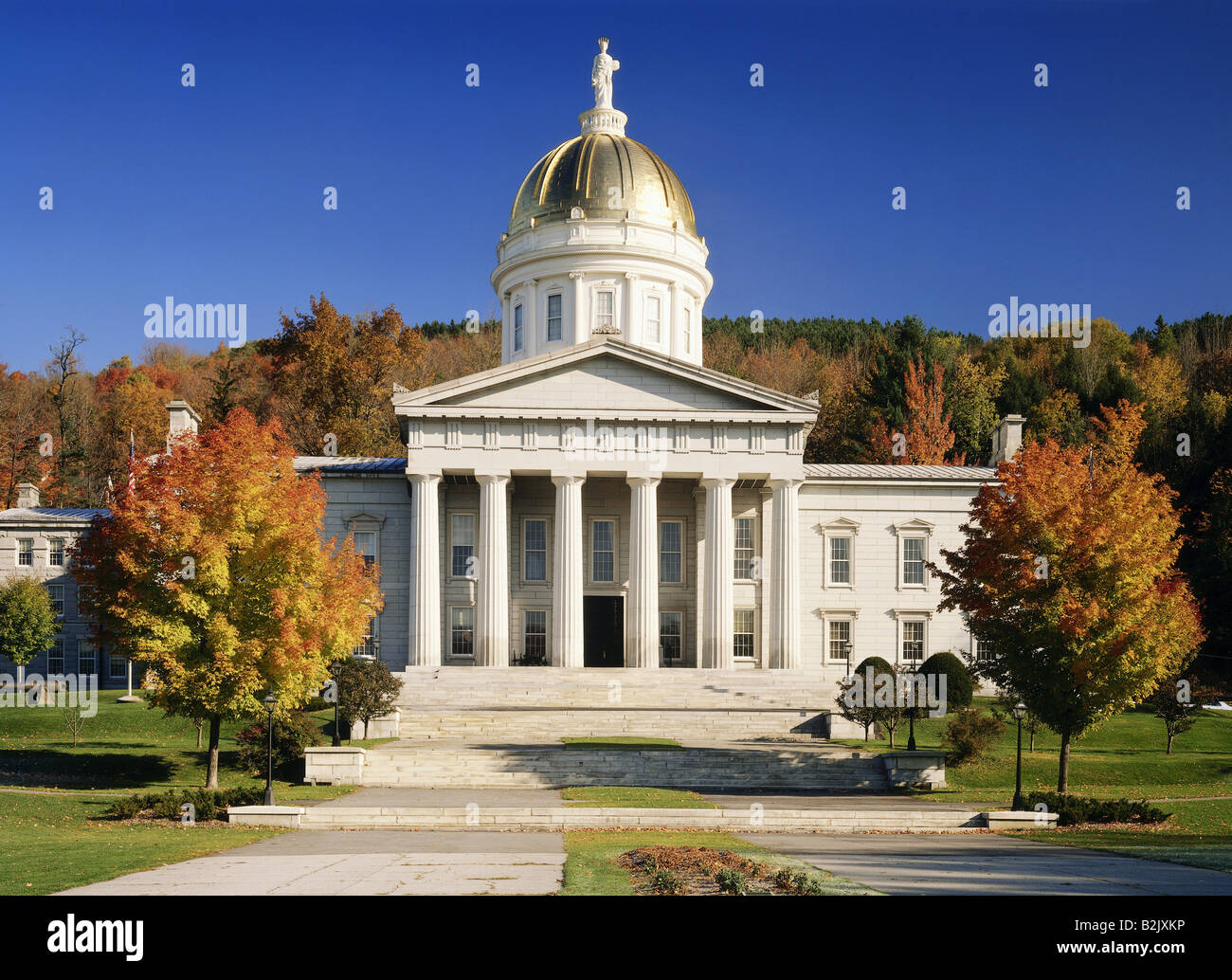 Géographie / voyages, USA, New York, Montpelier, bâtiments, Vermont State House, construite en 1859 Ammi B. Young, vue extérieure, Additional-Rights Clearance-Info-Not-Available- Banque D'Images