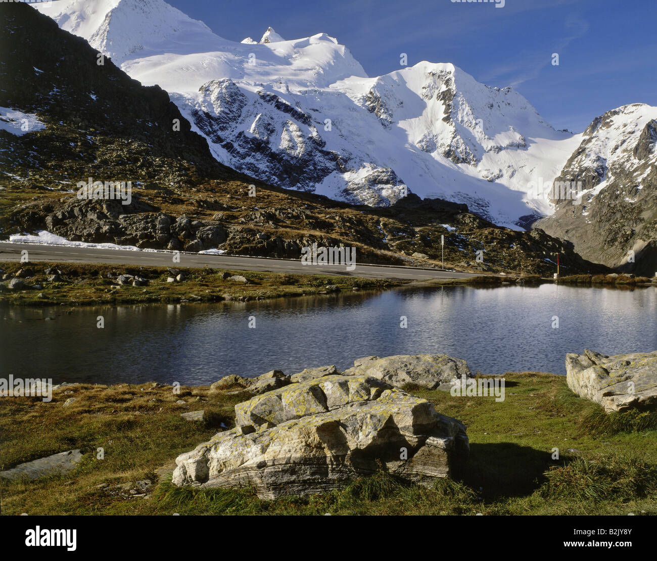 Géographie / voyages, Suisse, Berne, paysages, Susten Pass, Steingletscher, Taleggligrat Additional-Rights, Centre Equestre Cavalcade,-Clearance-Info-Not-Available Banque D'Images