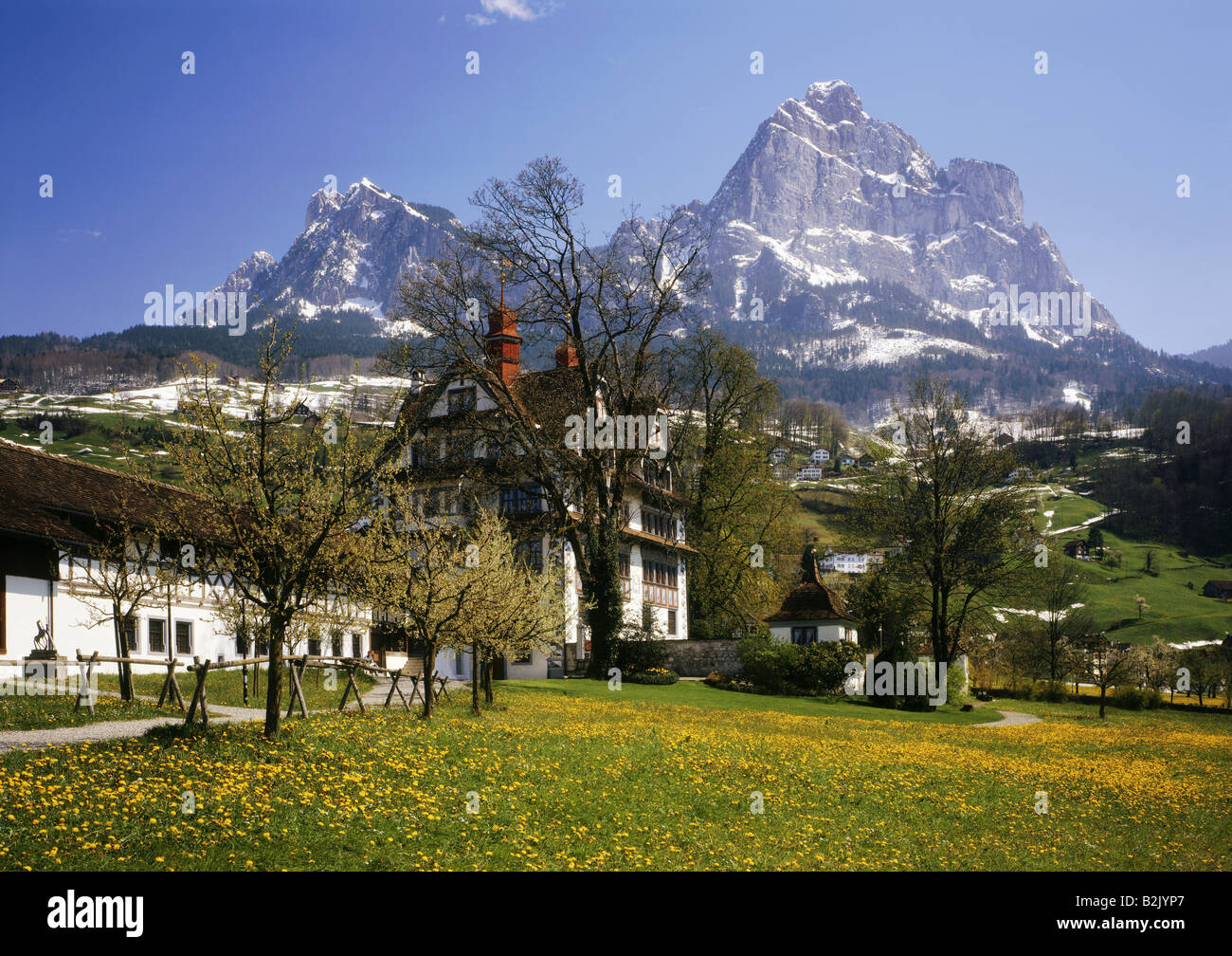 Géographie / voyages, Suisse, Schwytz, Schwyz, bâtiments, lieu de rencontre Ital Reding Hofstatt, construit 1609, vue extérieure, , Additional-Rights Clearance-Info-Not-Available- Banque D'Images