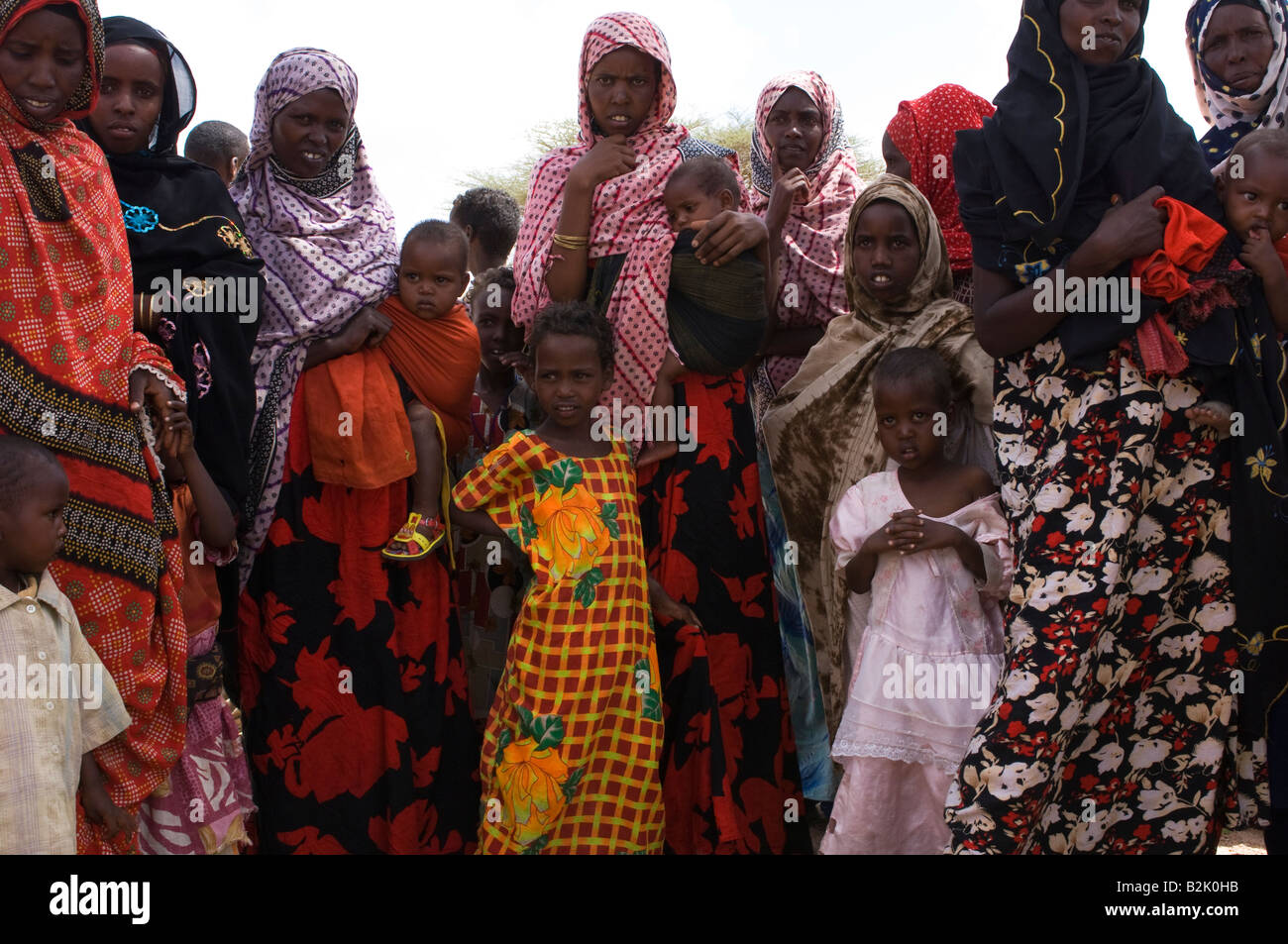Somaliens en Ethiopie, l'Afrique. Banque D'Images
