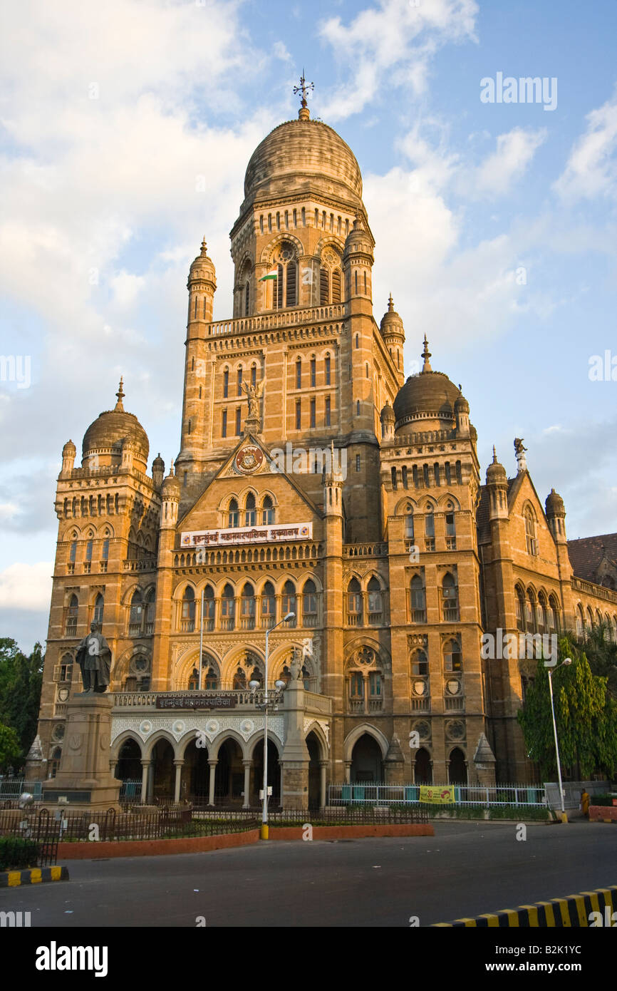 Bâtiment municipal à Mumbai Inde Banque D'Images