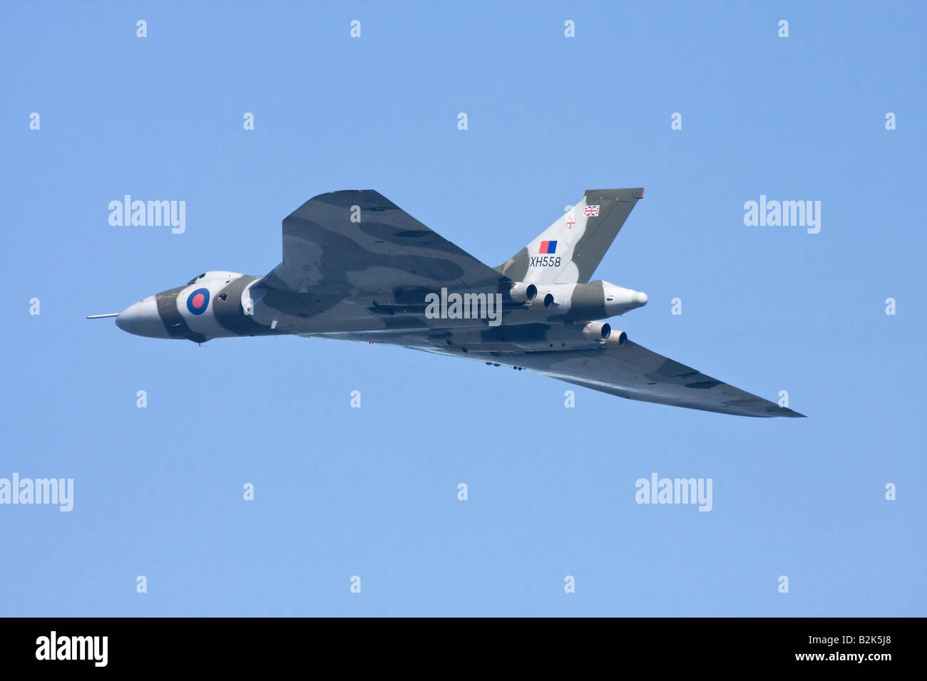 L'Avro Vulcan Bae systems Hawker Siddeley B2 de la RAF Bomber Banque D'Images